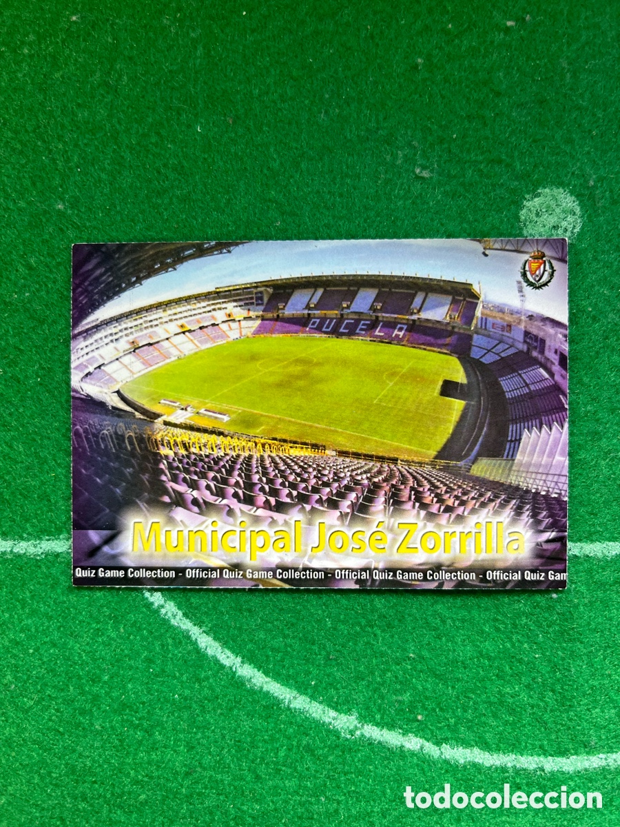 Cromos de f&uacute;tbol: 407 MUNICIPAL JOS&Eacute; ZORRILLA REAL VALLADOLID LAS FICHAS DE LA LIGA 2009 2010 MUNDICROMO ESTADIO