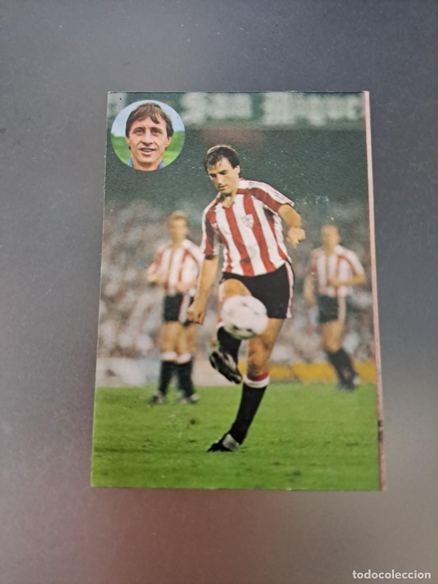 Cromos de f&uacute;tbol: CROMO APRENDE A JUGAR AL F&Uacute;TBOL CON JOHAN CRUYFF 68 SOLA 68 ATHLETIC CLUB BILBAO GEPRODESA DESPEGADO