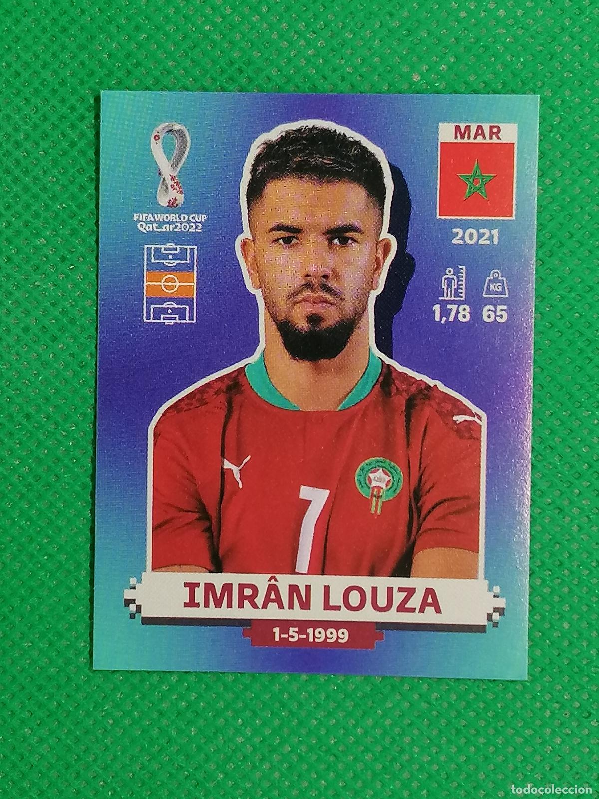 Cromos de f&uacute;tbol: MAR14 MAR14 IMRAN LOUZA MARRUECOS ⚽ PANINI MUNDIAL WORLD CUP QATAR 2022 STICKER ⚽