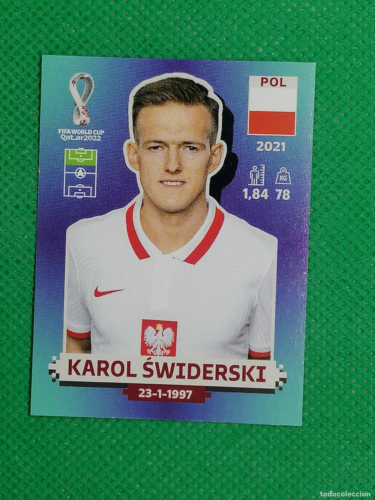 Football Stickers: POL 20 POL20 KABOL SWIDERSKI POLONIA ⚽ PANINI MUNDIAL WORLD CUP QATAR 2022 STICKER ⚽