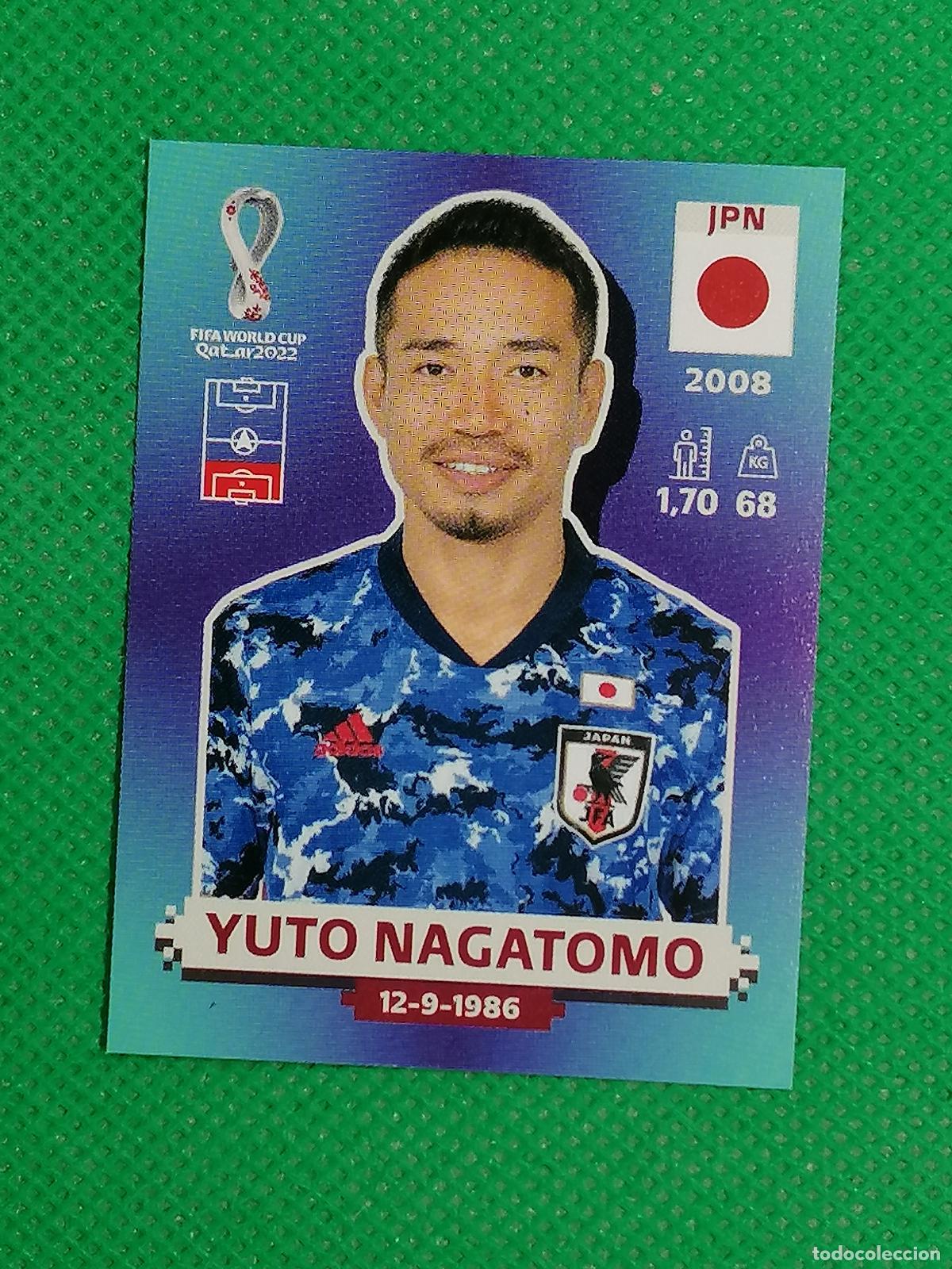 Cromos de F&uacute;tbol: JPN 5 JPN5 YUTO NAGATOMO JAPON ⚽ PANINI MUNDIAL WORLD CUP QATAR 2022 STICKER ⚽