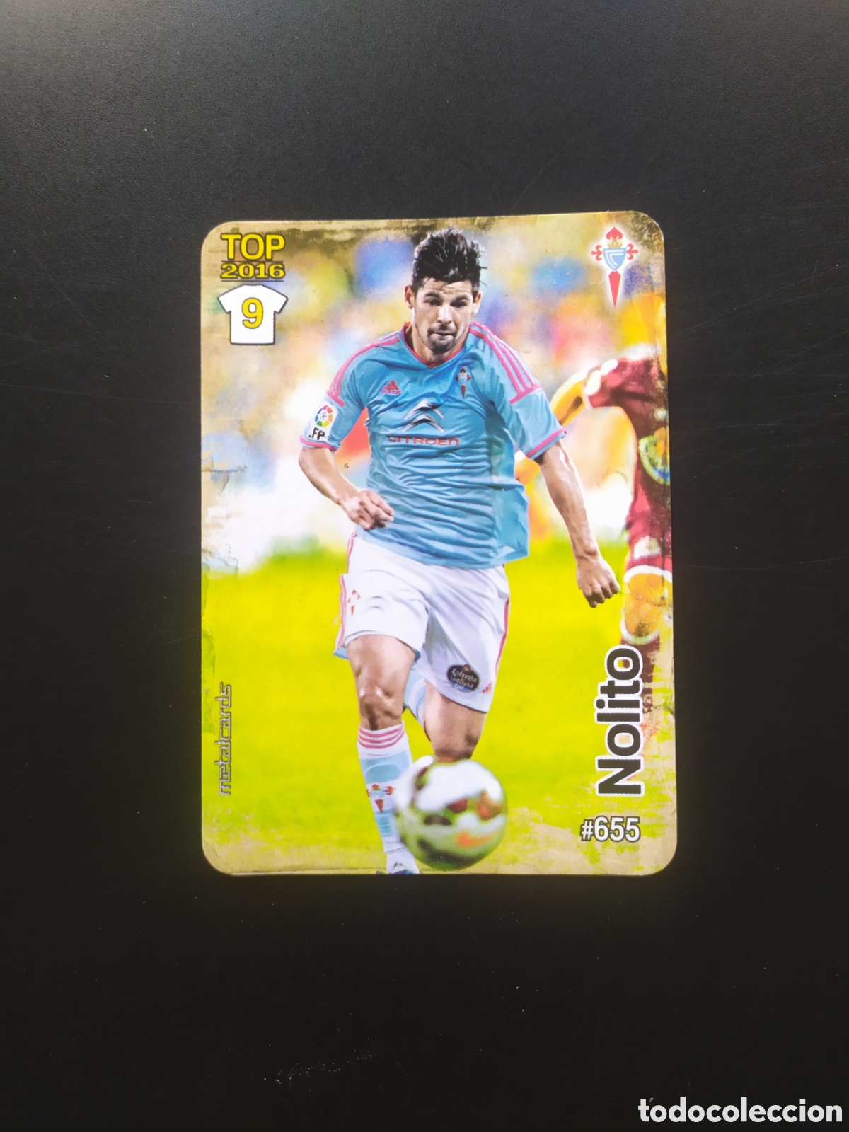 Cromos de f&uacute;tbol: Mundicromo fichas Liga 2015 2016 15 16 Nolito mate n&deg; 655 Celta Vigo