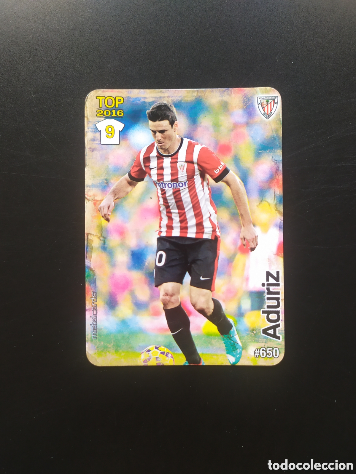 Cromos de f&uacute;tbol: Mundicromo fichas Liga 2015 2016 15 16 Aduriz mate n&deg; 650 Athletic Bilbao