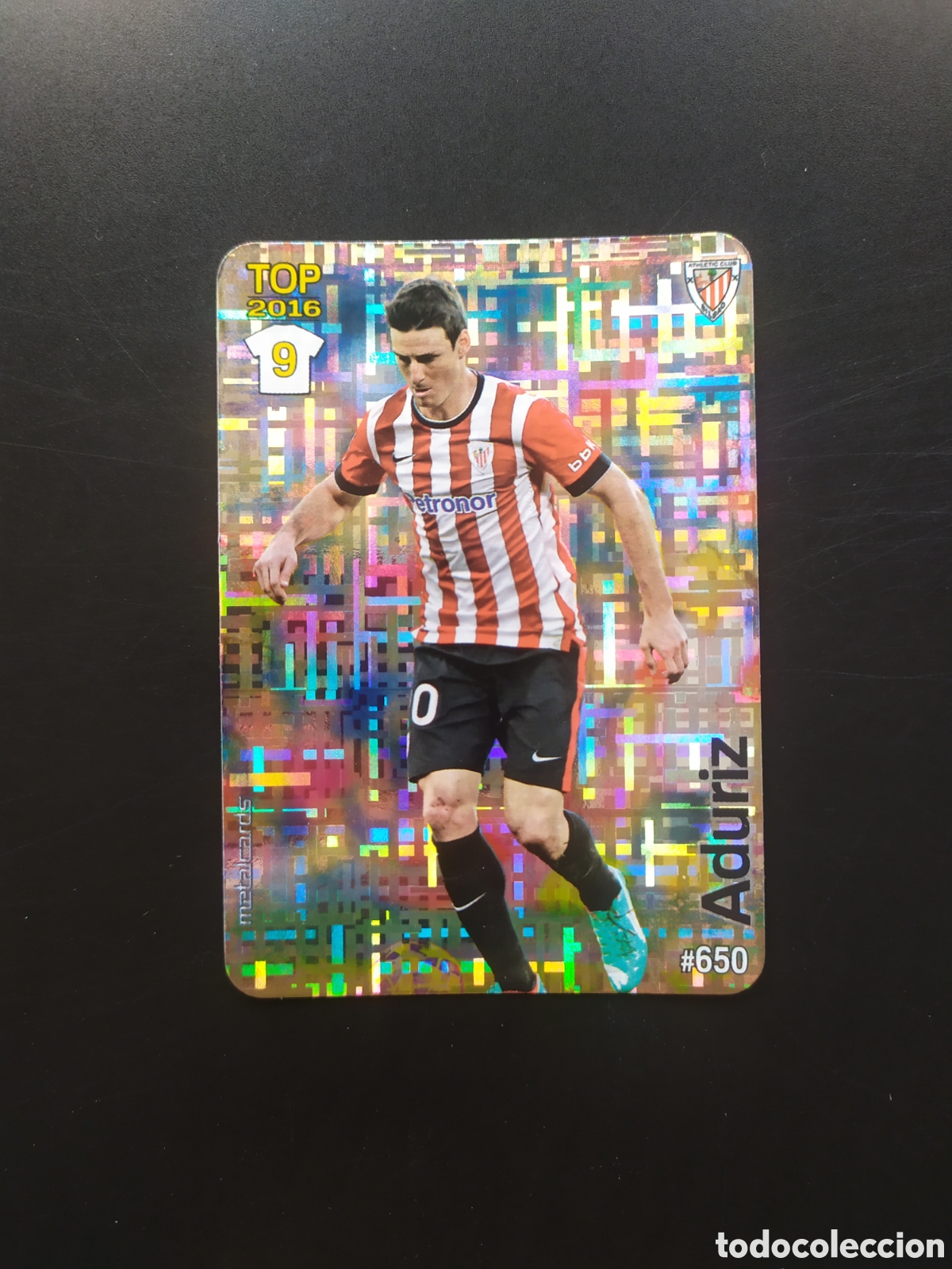 Fu&szlig;ball-Sticker: Mundicromo fichas Liga 2015 2016 15 16 Aduriz brillo rayas n&deg; 650 Athletic Bilbao
