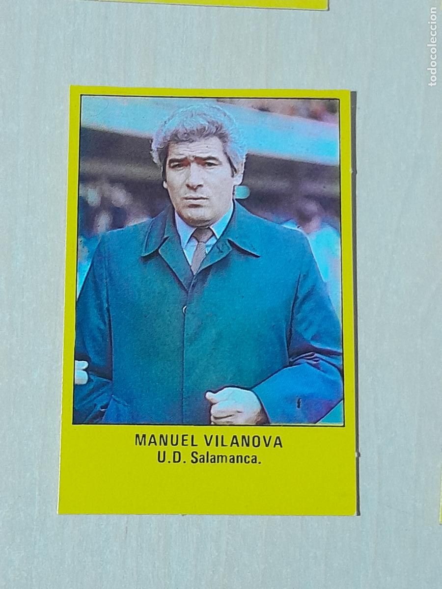 Cromos de Futebol: VILANOVA - DEL ALBUM SUPER F&Uacute;TBOL 84 ROLL&Aacute;N - CROMO RECUPERADO - SALAMANCA