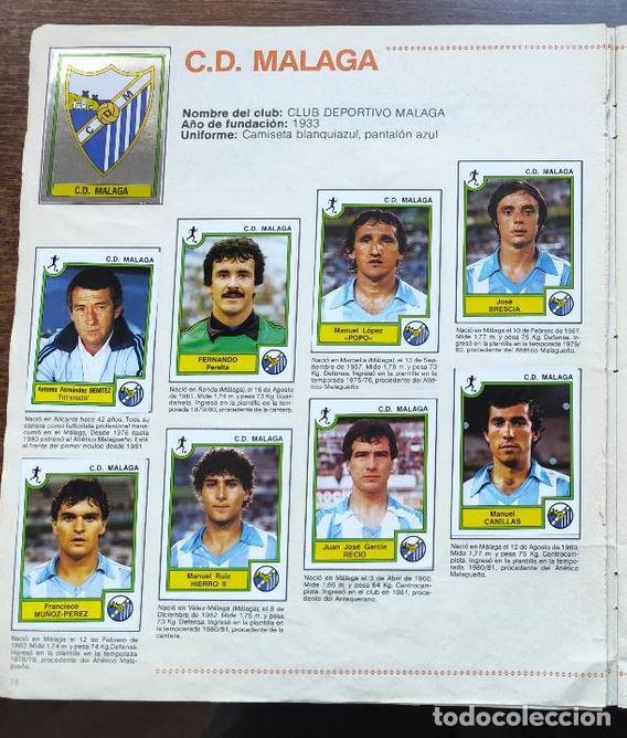 Fu&szlig;ball-Sticker: Futbol Basket 85 Panini - Lote 9 cromos C.D. M&aacute;laga - Editorial Panini