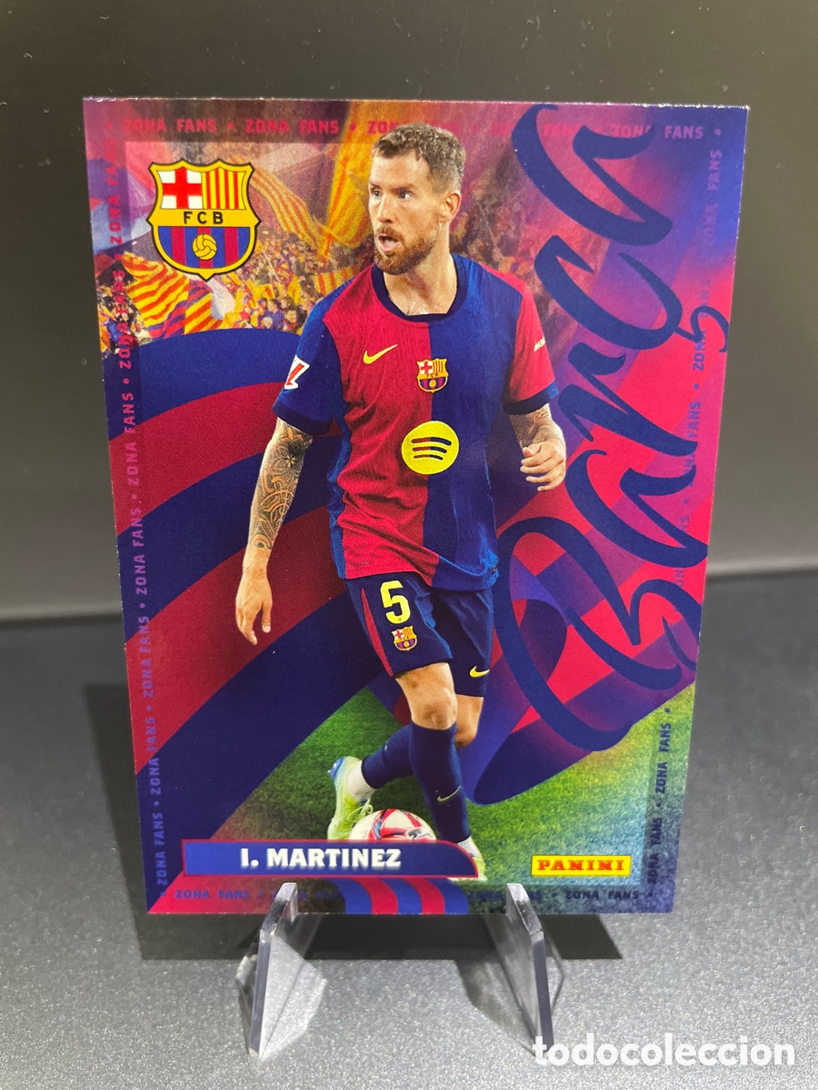 Cromos de f&uacute;tbol: I&ntilde;igo Martinez 35 Zona Fans Panini Club FC Barcelona 2024