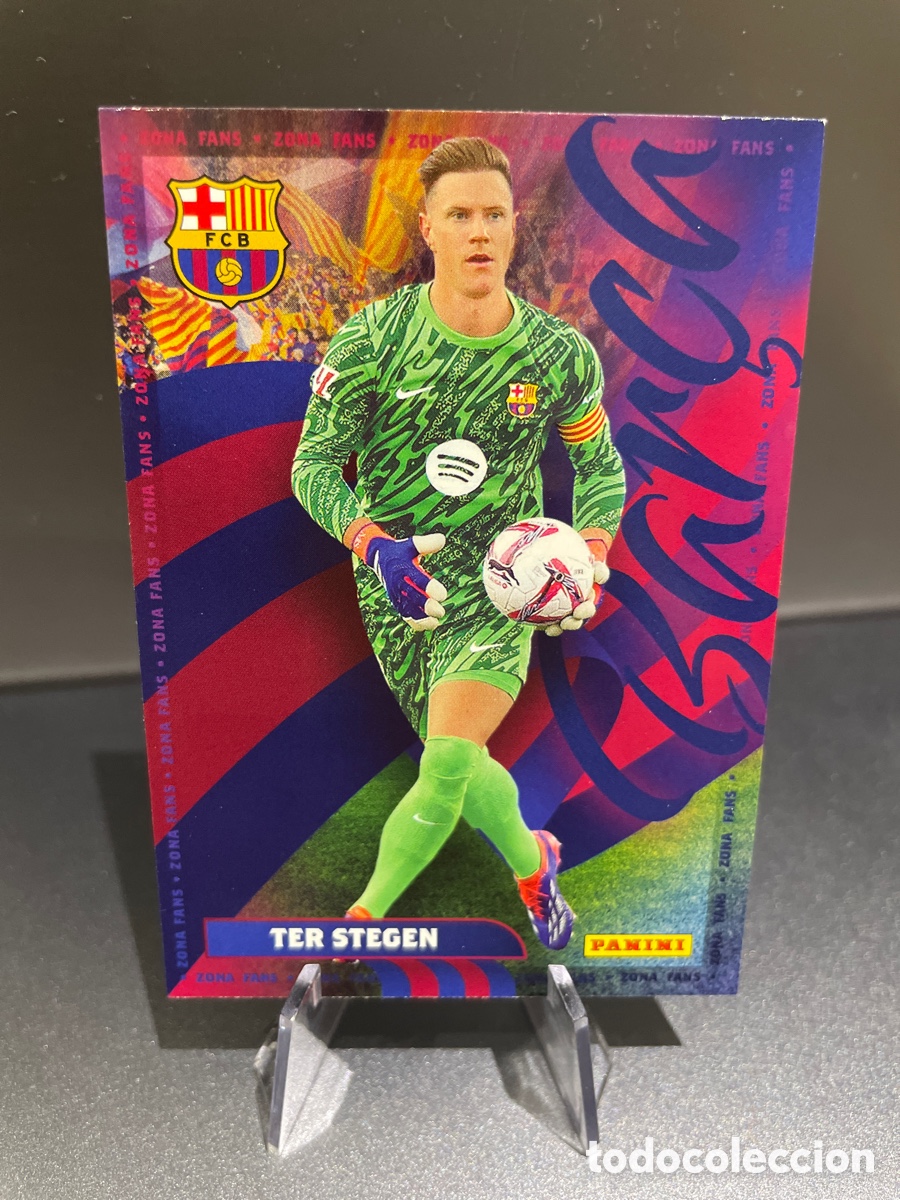 Cromos de f&uacute;tbol: Ter Stegen 32 Zona Fans Panini Club FC Barcelona 2024