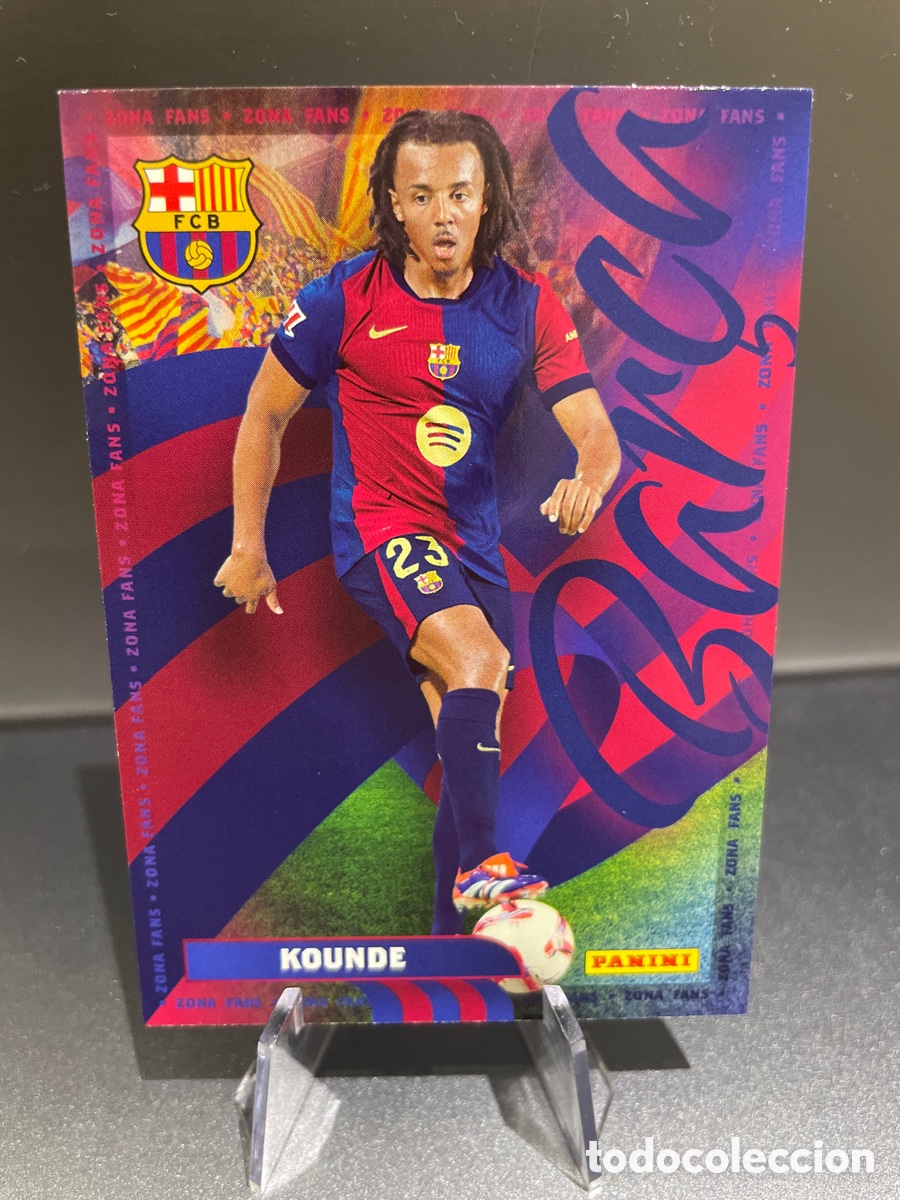 Cromos de f&uacute;tbol: Kounde 33 Zona Fans Panini Club FC Barcelona 2024