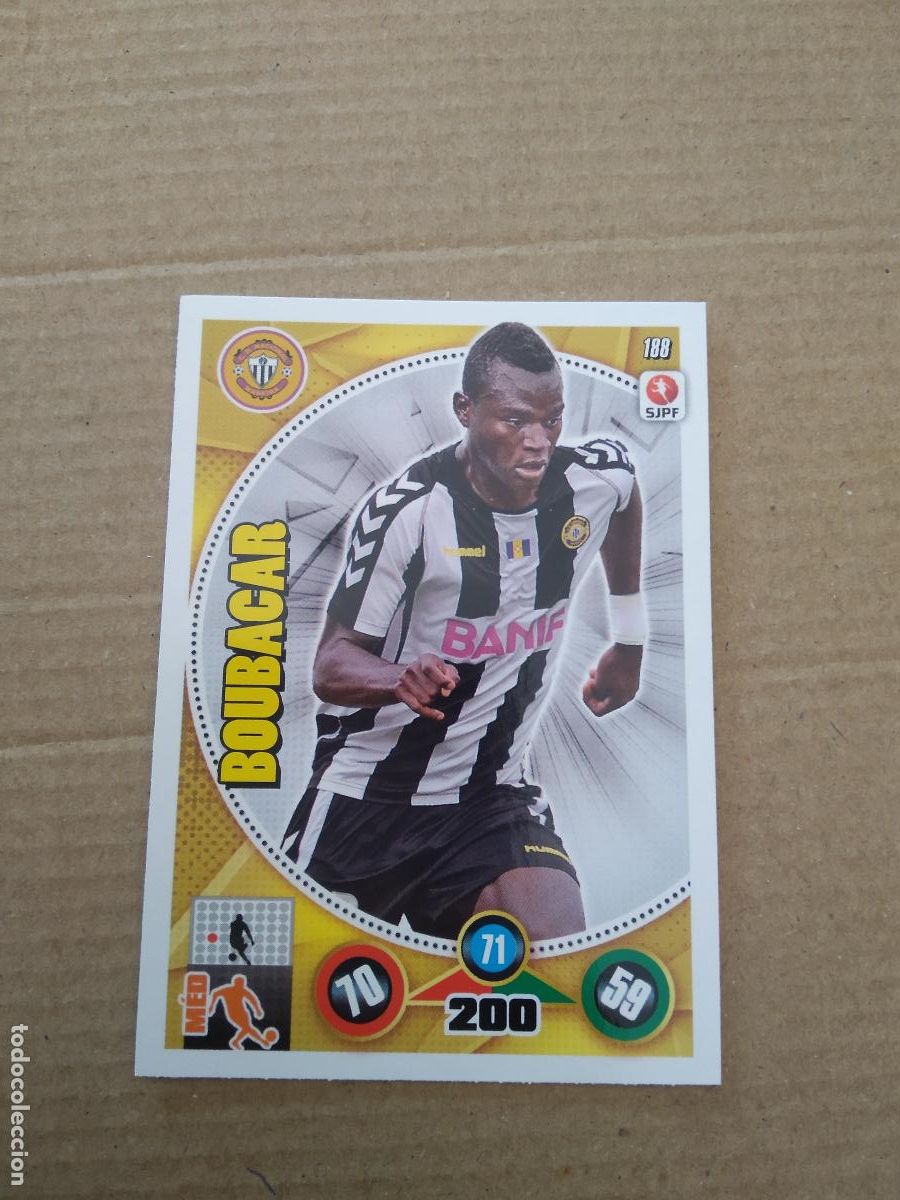 Fu&szlig;ball-Sticker: 188 BOUBACAR NACIONAL CROMO FUTBOL PANINI LIGA PORTUGAL 14-15 FUTEBOL ADRENALYN 2014-2015
