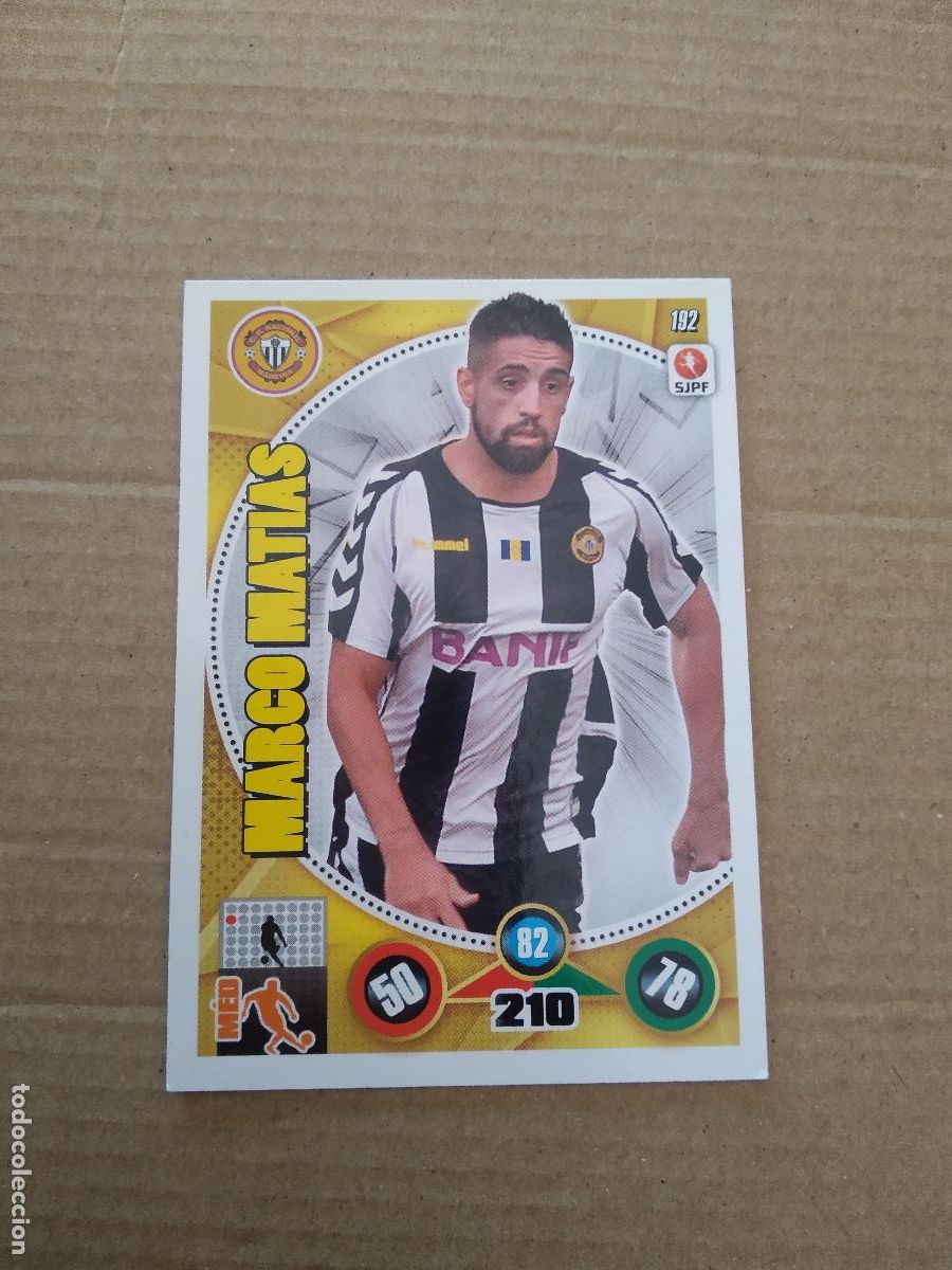 Figurine di Calcio: 192 MARCO MATIAS NACIONAL CROMO FUTBOL PANINI LIGA PORTUGAL 14-15 FUTEBOL ADRENALYN 2014-2015