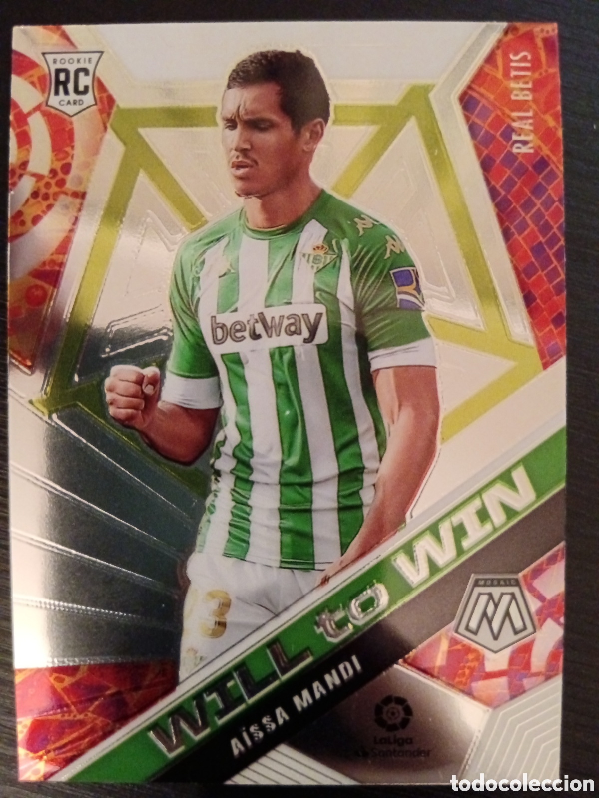 Cromos de Futebol: Aissa Mandi Betis RC Will to Win Mosaic La Liga 20-21 #22