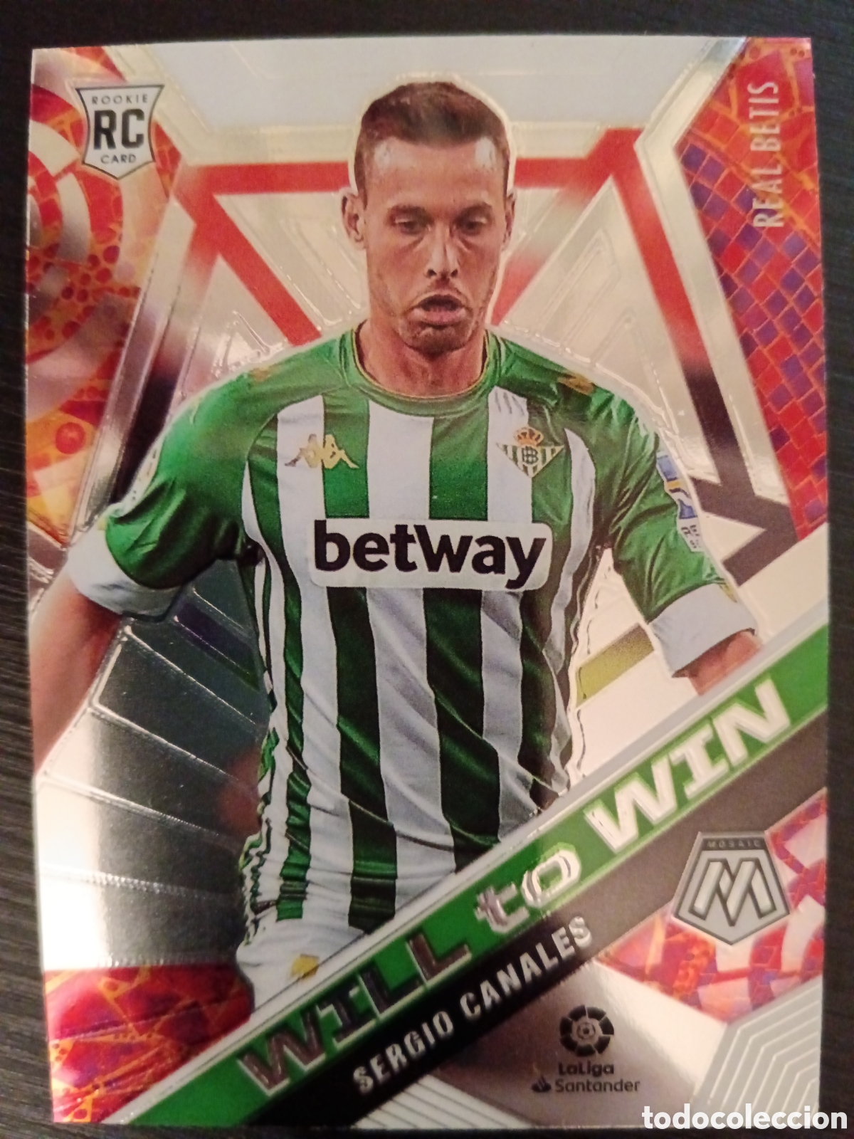 Cromos de Futebol: Sergio Canales Betis RC Will to Win Mosaic La Liga 20-21 #2