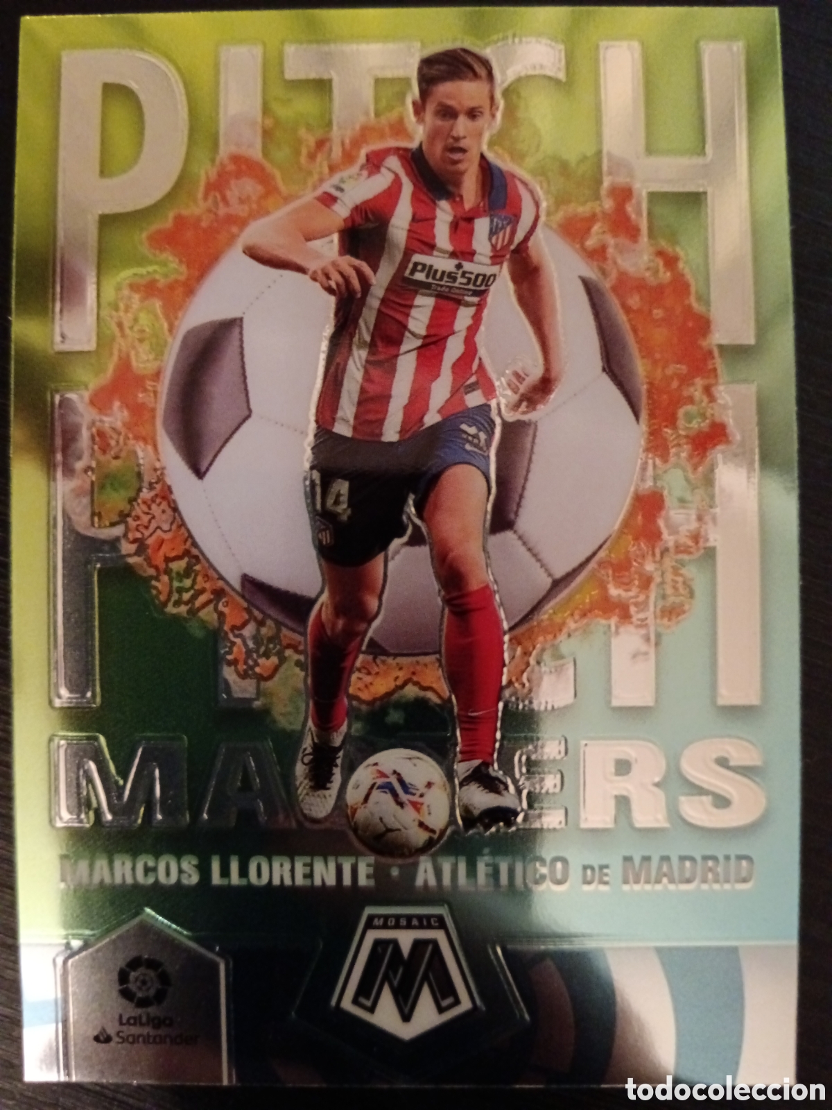 Cromos de Futebol: Marcos Llorente Atl&eacute;tico de Madrid Pitch Masters Mosaic La Liga 20-21 #30