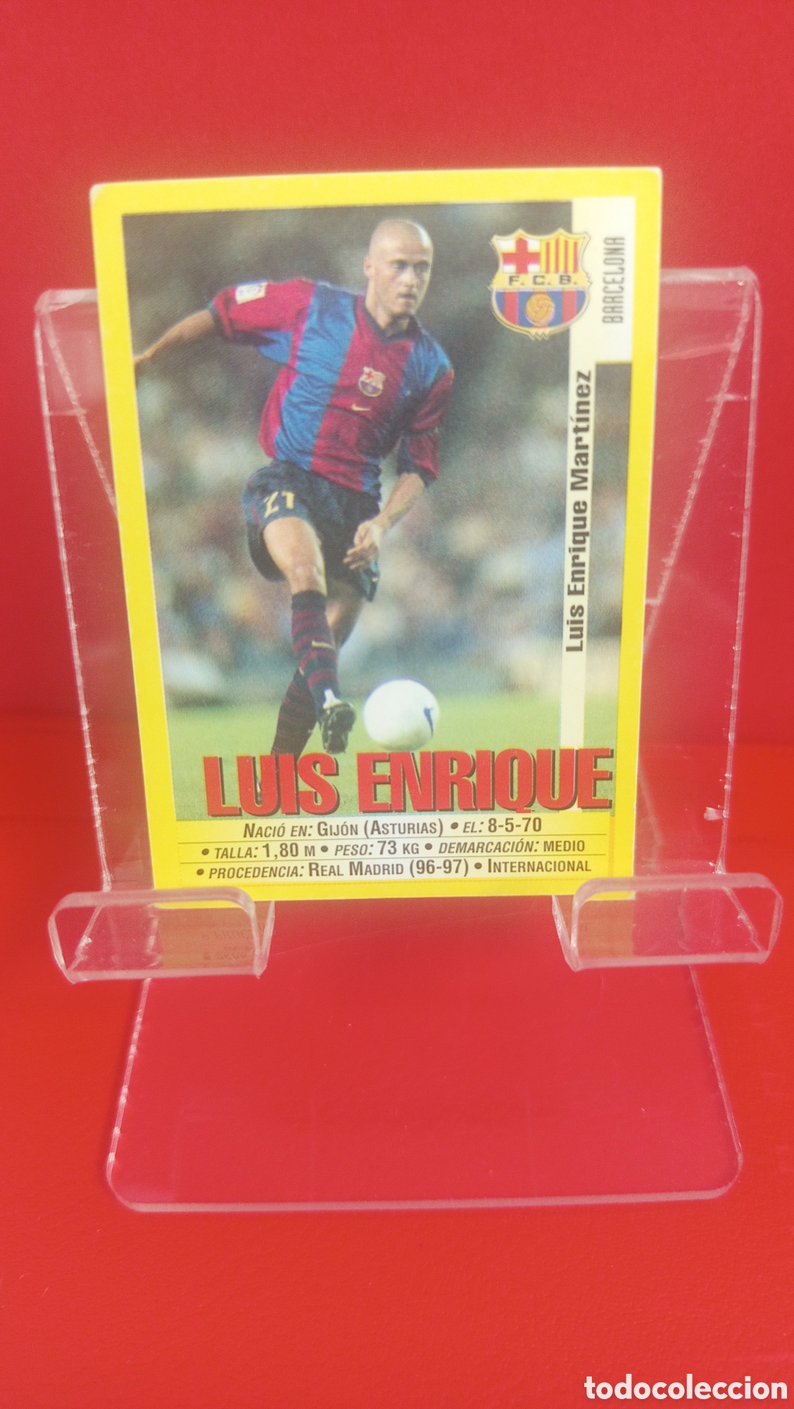 Cromos de F&uacute;tbol: ❇️ CROMO STICKER LUIS ENRIQUE BARCELONA 13 1999 2000 99 00 PANINI SPORTS SIN PEGAR ❇️