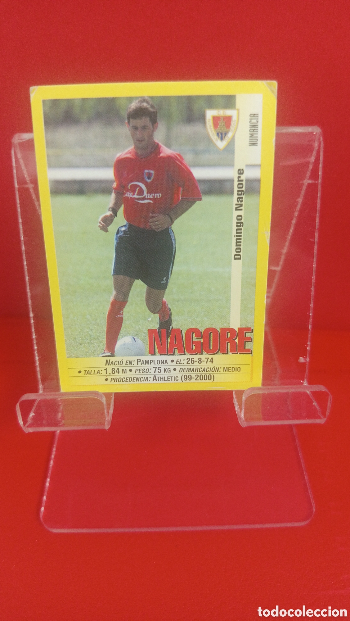 Figurine di Calcio: ❇️ CROMO STICKER NAGORE NUMANCIA 331 A 1999 2000 99 00 PANINI SPORTS SIN PEGAR ❇️