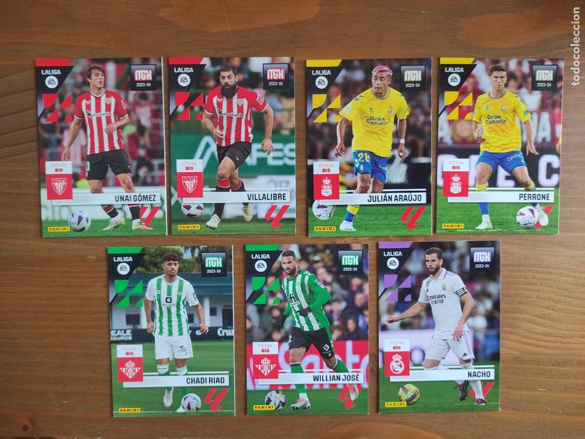 Fu&szlig;ball-Sticker: MGK 2023-24. LOTE 7 &rdquo;FICHA BIS&rdquo;