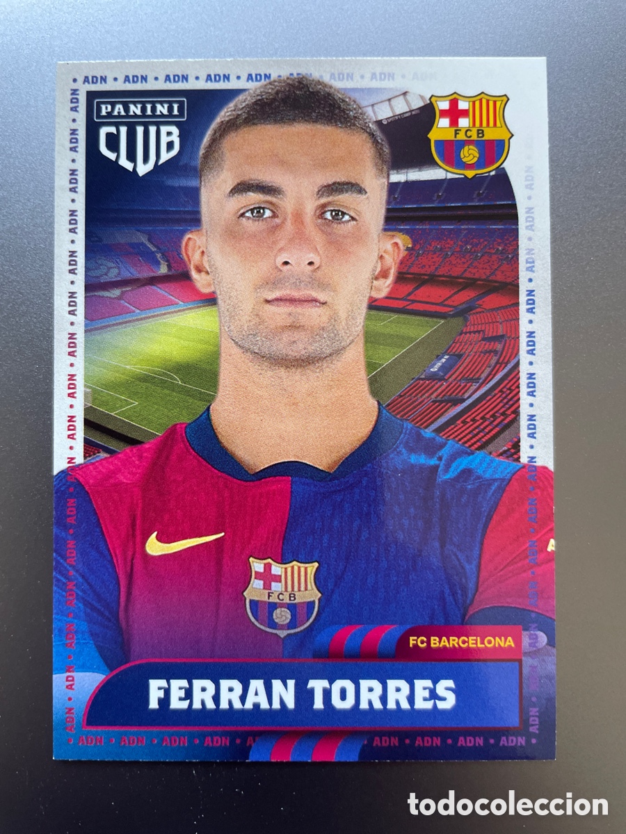Cromos de f&uacute;tbol: Ferran Torres 27 ADN Panini Club FC Barcelona 2024-25