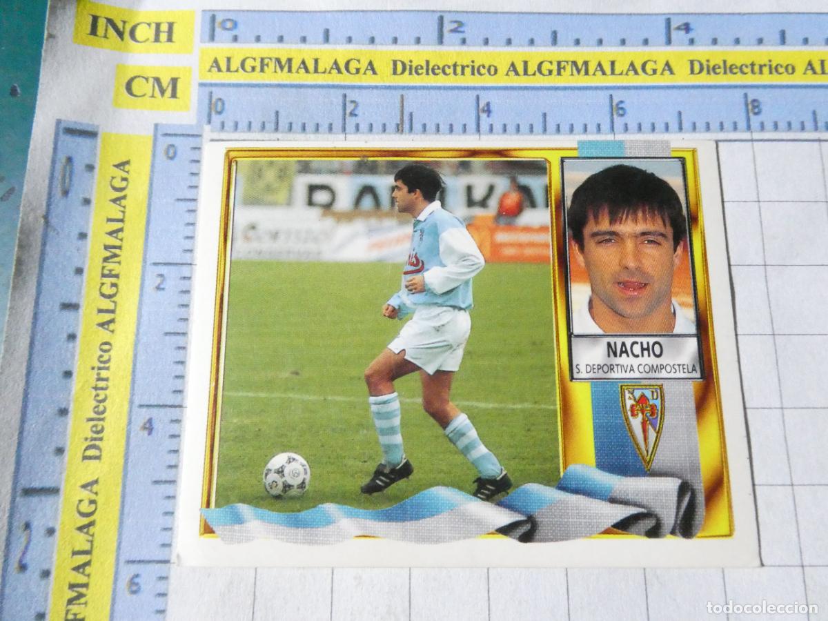 Cartes &agrave; collectionner de Football: CROMO DE F&Uacute;TBOL LIGA ESTE 1995 1996 95 96. SOCIEDAD DEPORTIVA COMPOSTELA. NACHO