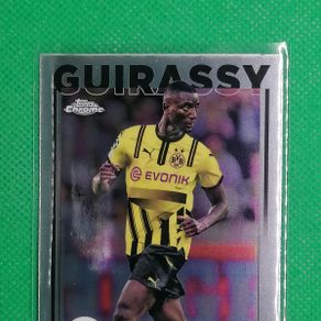 TOPPS CHROME 2024 Bundesliga N° 93 Serhou Guirassy Gold Ice Refractor 4 TOPPS CHROME 2024 Bundesliga N° 93 Serhou Guirassy Gold Ice Refractor 4