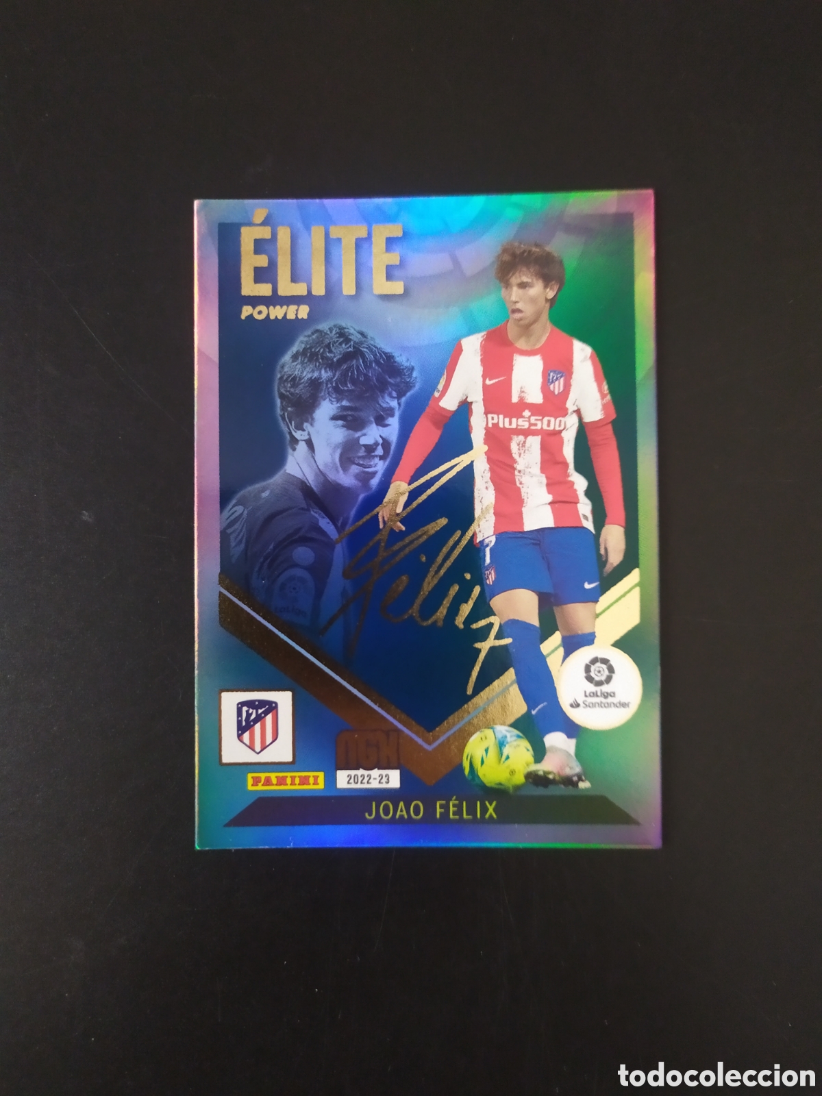 Cromos de f&uacute;tbol: Megacracks 2022 2023 22 23 panini Joao F&eacute;lix elite power n&deg; P6 6 Atl&eacute;tico Madrid