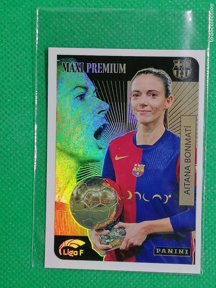 Cromos de Futebol: AITANA BONMATI BARCELONA MAXI PREMIUM ⚽ PANINI LIGA F FEMENINA 2024 2025 24 25 ⚽