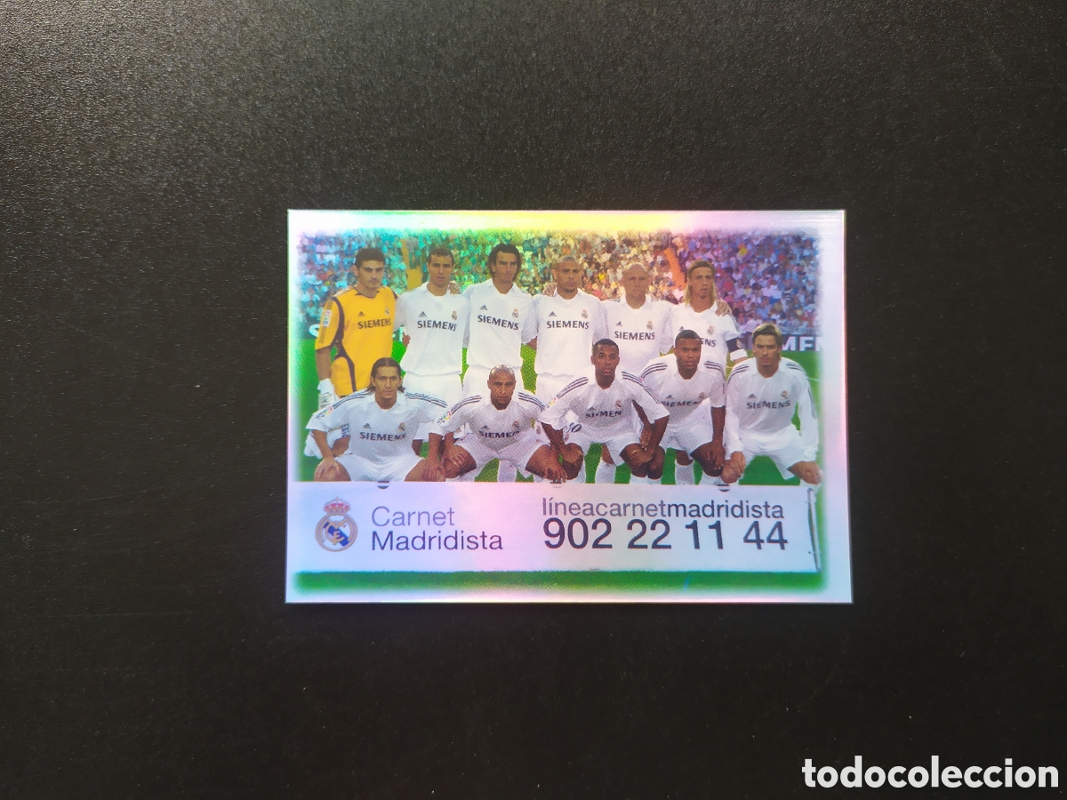 Cromos de f&uacute;tbol: Mundicromo fichas Liga 2005 2006 05 06 alineaci&oacute;n n&ordm; 551 Real Madrid