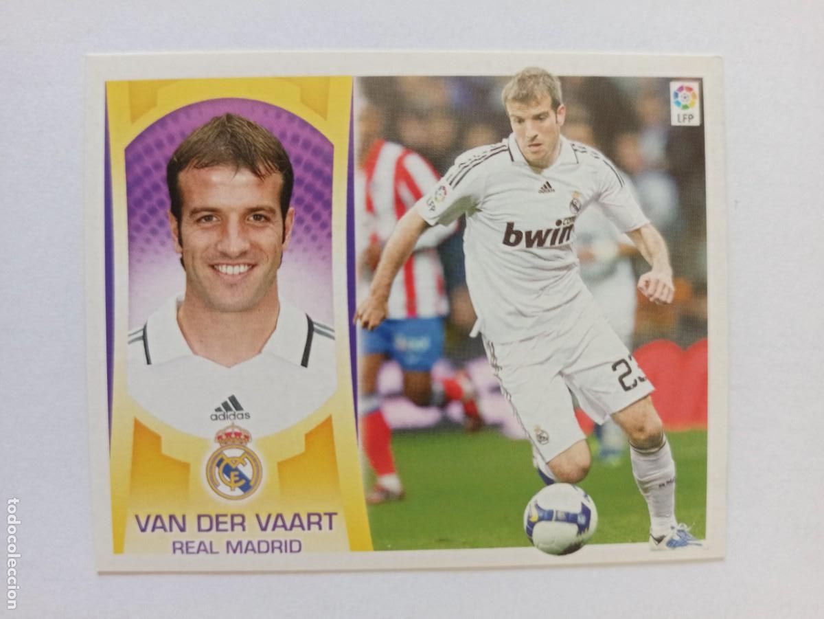Figurine di Calcio: CROMO COLOCA RAFAEL VAN DER VAART 13C REAL MADRID NUEVO SIN PEGAR - LIGA ESTE PANINI 2009 2010 09 10