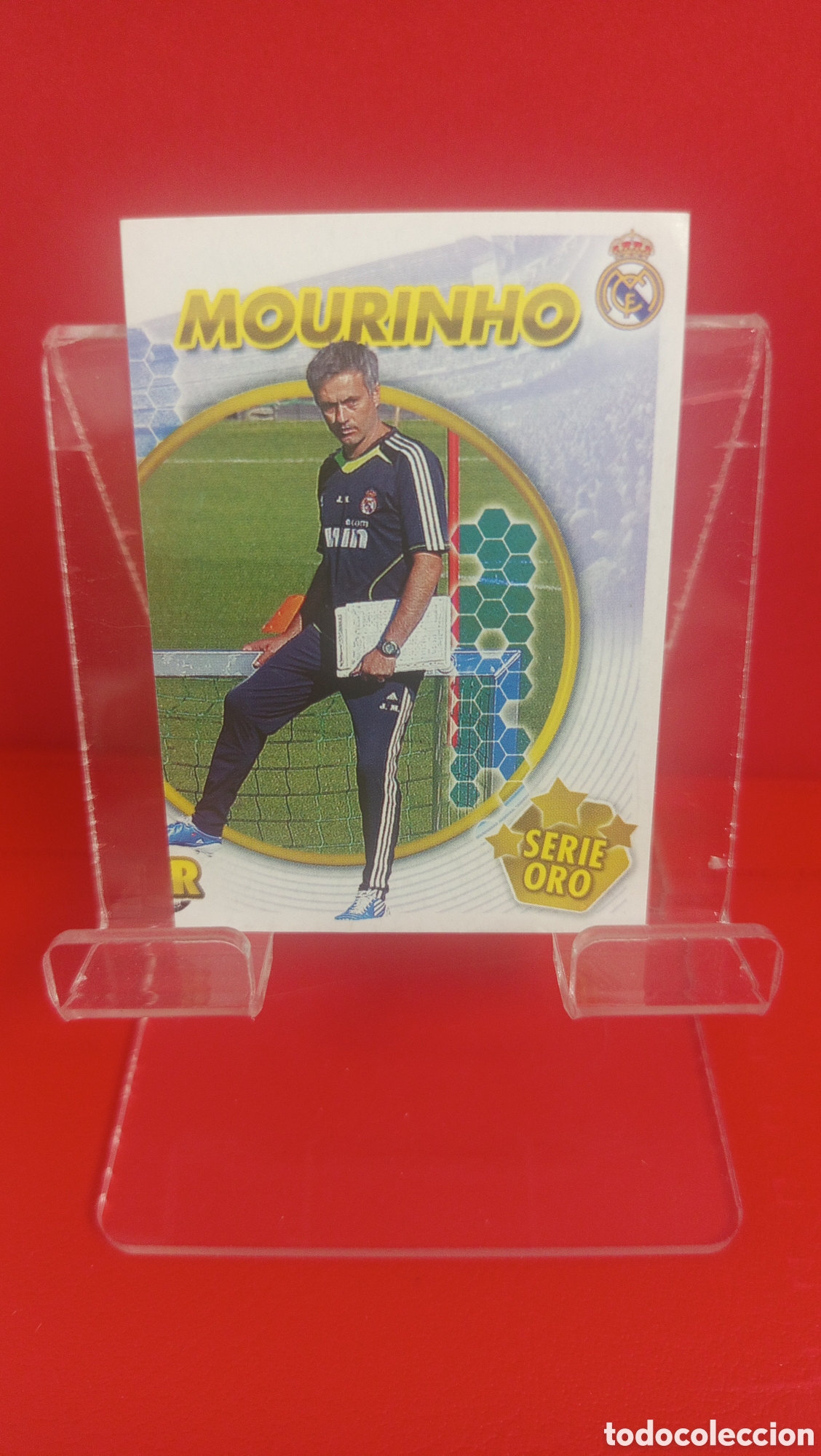 Cromos de f&uacute;tbol: ❇️ CROMO ⚽ STICKER MOURINHO REAL MADRID 24 COLECCI&Oacute;N 2010 2011 10 11 SERIE ORO PANINI SIN PEGAR ❇️