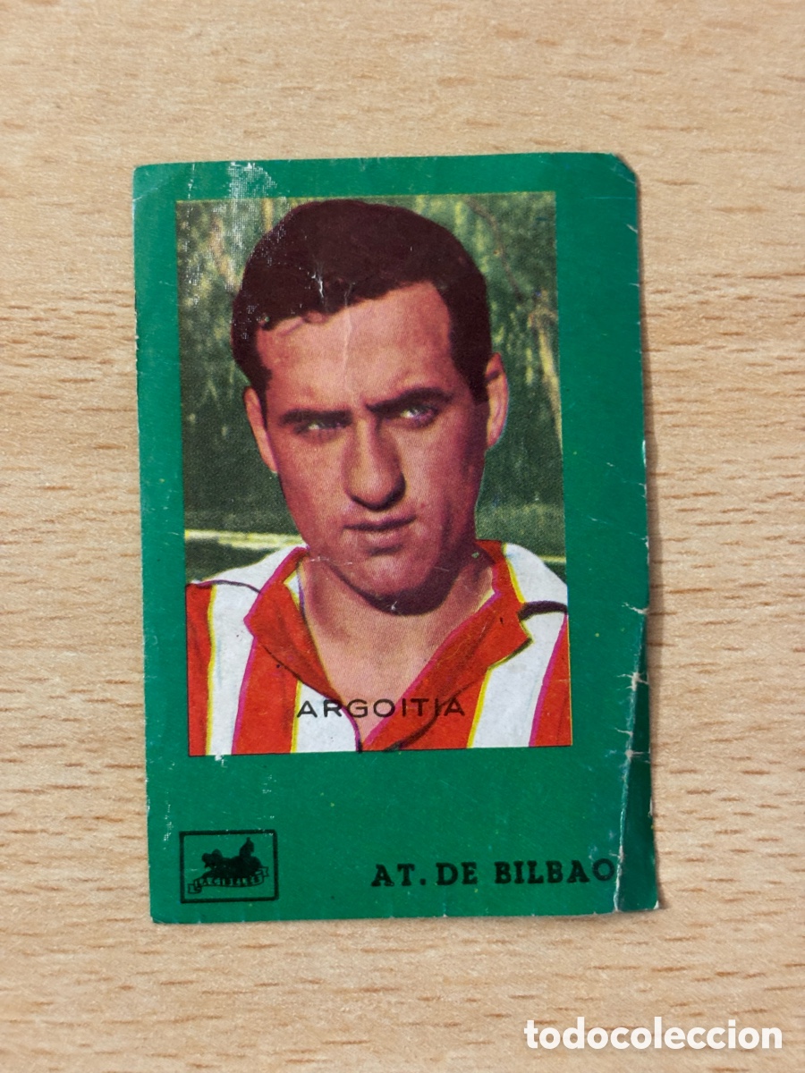 Fu&szlig;ball-Sticker: Argoitia Athletic Club de Bilbao Campeones y Estrellas 1967-68 chocolates Cibeles