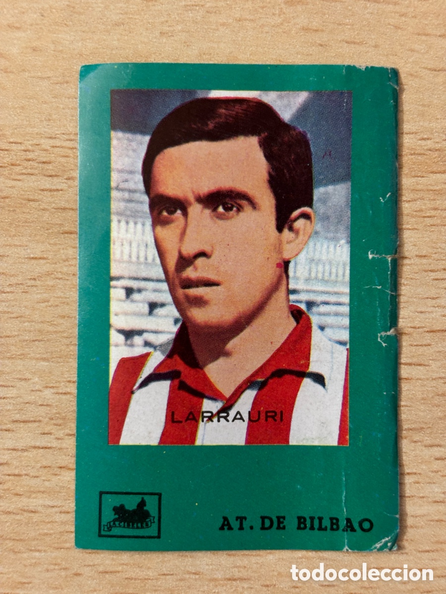 Figurine di Calcio: Laraurri Athletic Club de Bilbao Campeones y Estrellas 1967-68 chocolates Cibeles