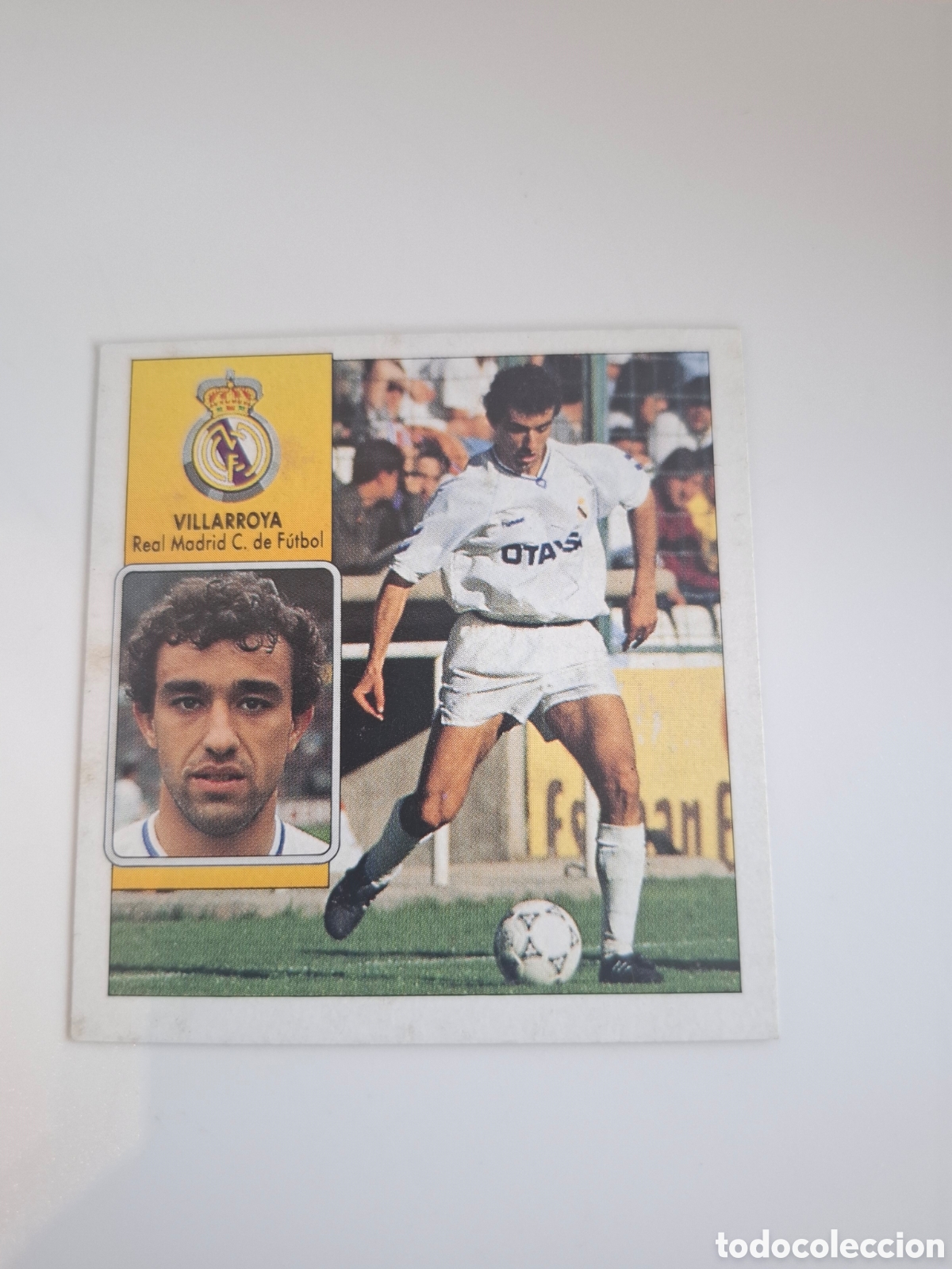 Figurine di Calcio: 1992 1993 92 93 ESTE NUNCA PEGADO CROMO REAL MADRID VILLARROYA