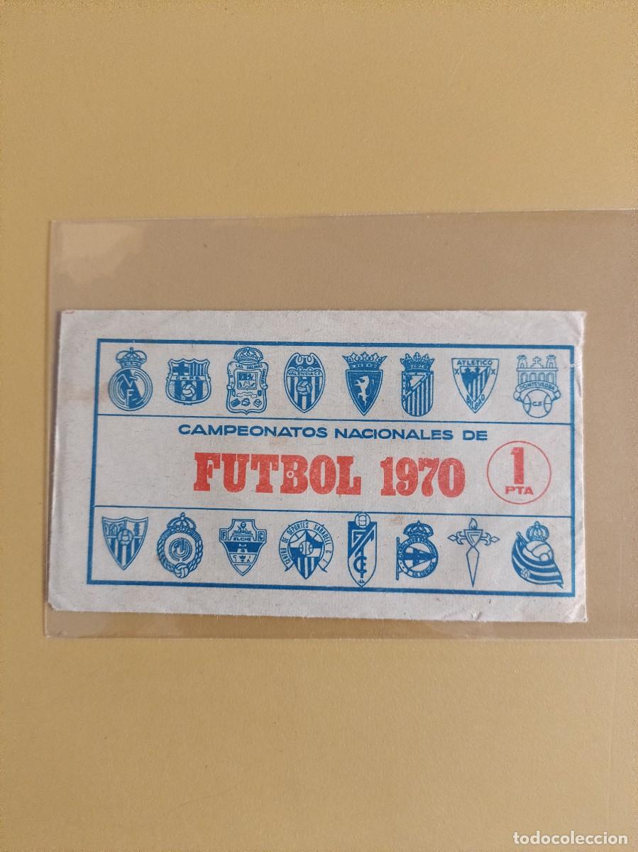 Figurine di Calcio: sobre sin abrir, campeonato nacional futbol 1970, liga