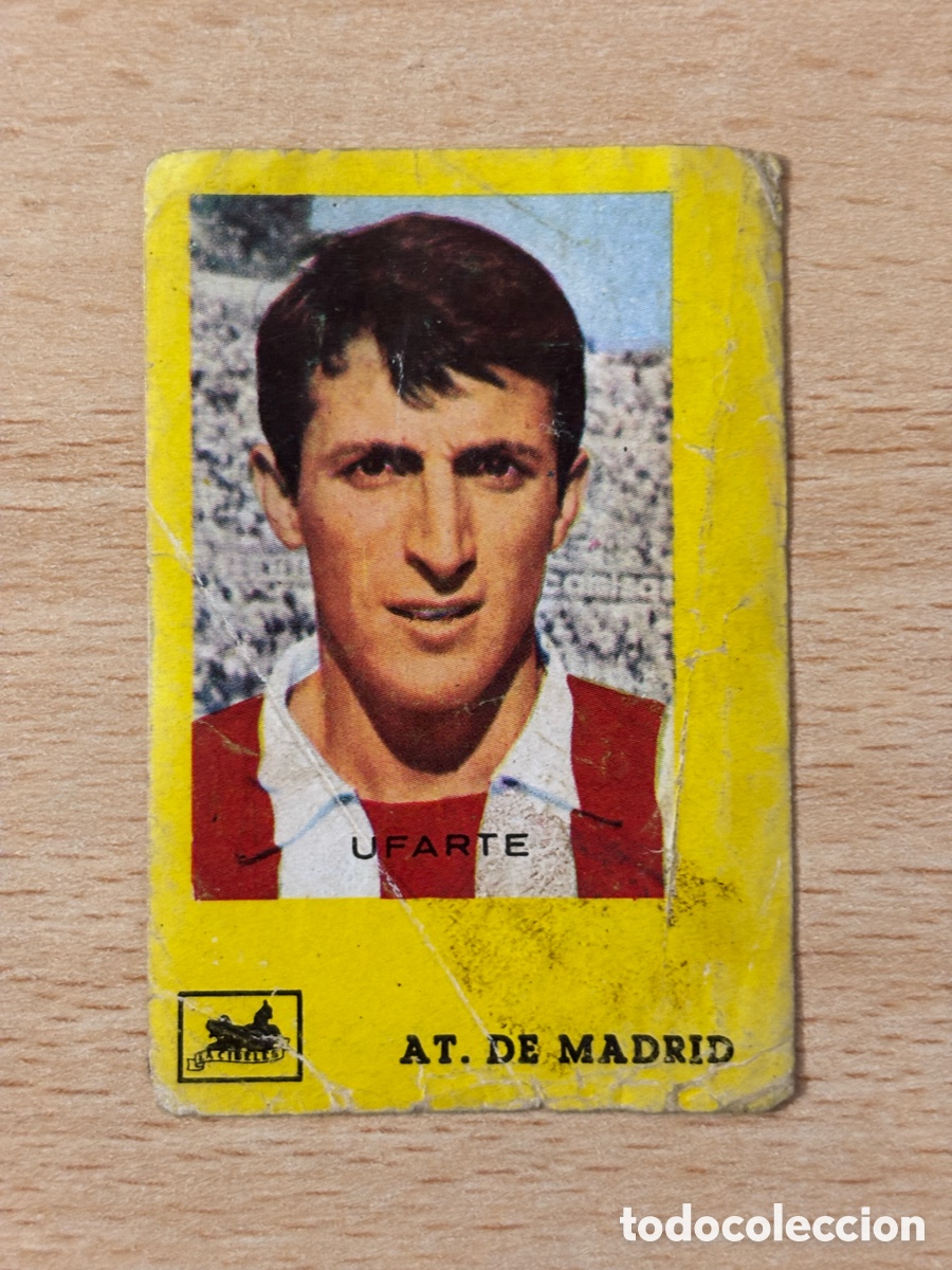 Cromos de f&uacute;tbol: Ufarte Atl&eacute;tico de Madrid Campeones y Estrellas 1967-68 chocolates Cibeles