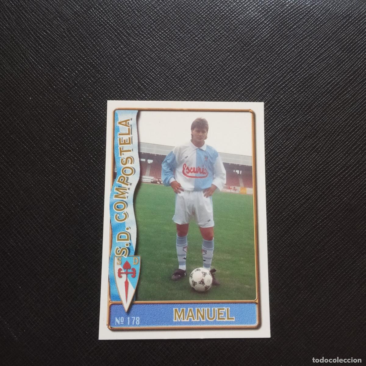 Figurine di Calcio: 178 MANUEL COMPOSTELA MUNDICROMO 1996 1997 CROMO FUTBOL LIGA 96 97 - A136 PG154 B