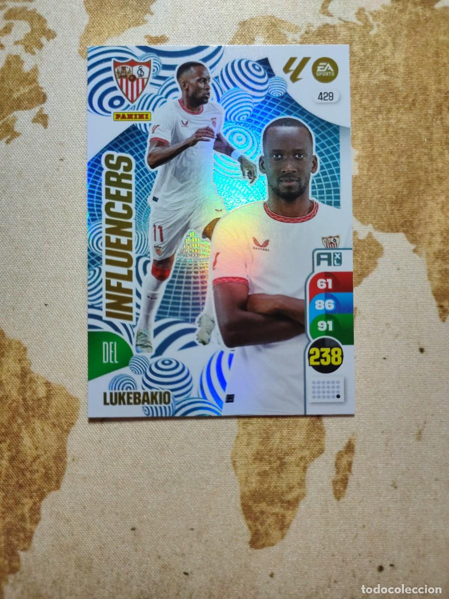 Football Stickers: Adrenalyn XL INFLUENCERS 429 LUKEBAKIO 2024-25