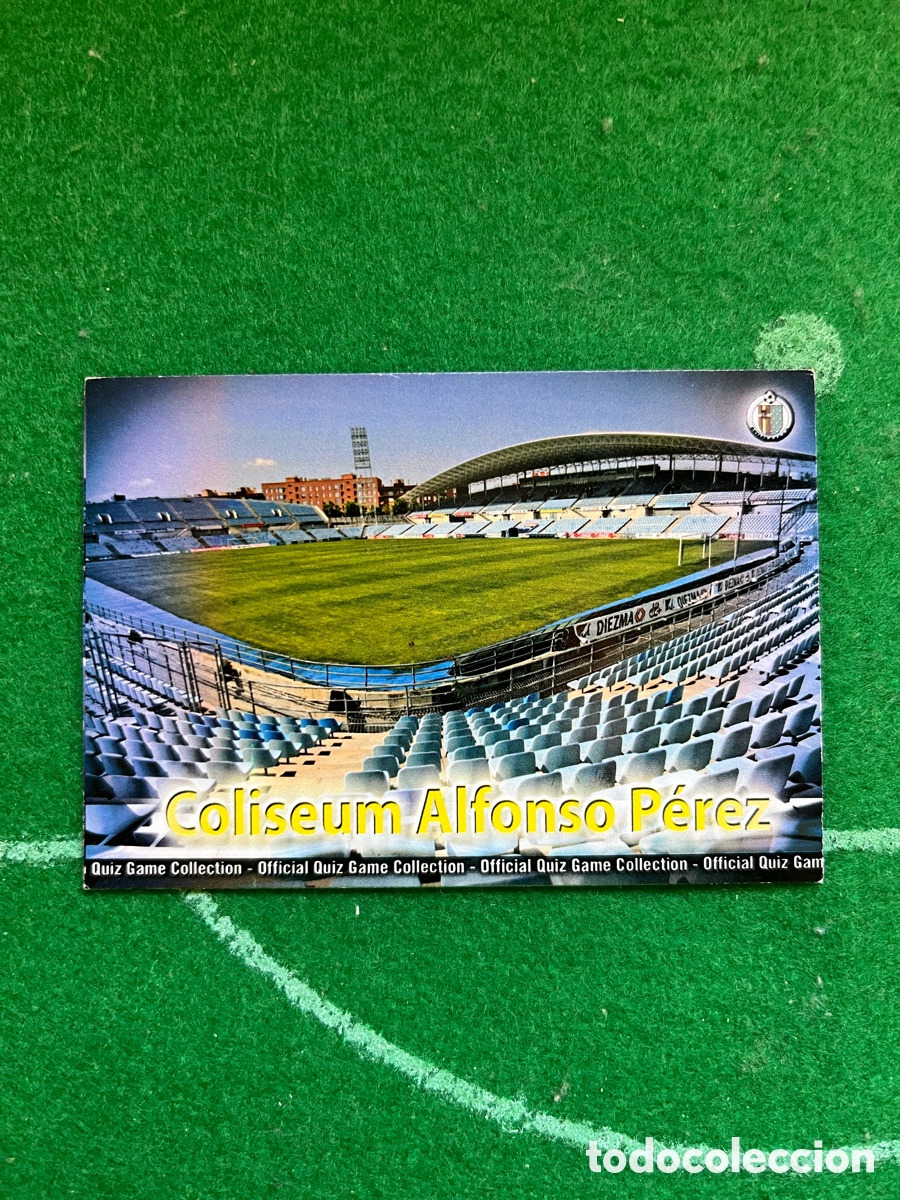 Cartes &agrave; collectionner de Football: 434 COLISEUM ALFONSO P&Eacute;REZ GETAFE LAS FICHAS DE LA LIGA 2009 2010 MUNDICROMO ESTADIO