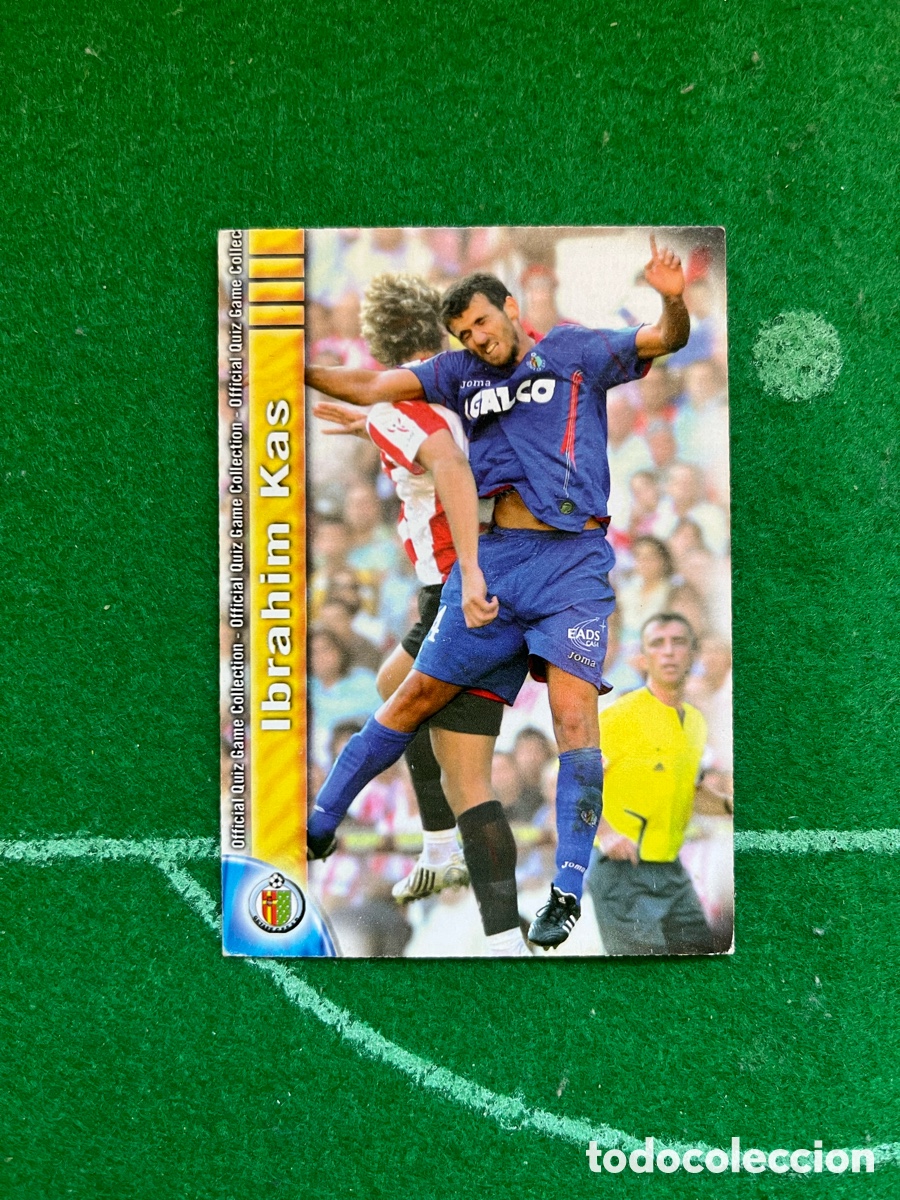 Cromos de f&uacute;tbol: 448 IBRAHIM KAS GETAFE LAS FICHAS DE LA LIGA 2009 2010 MUNDICROMO BAJA