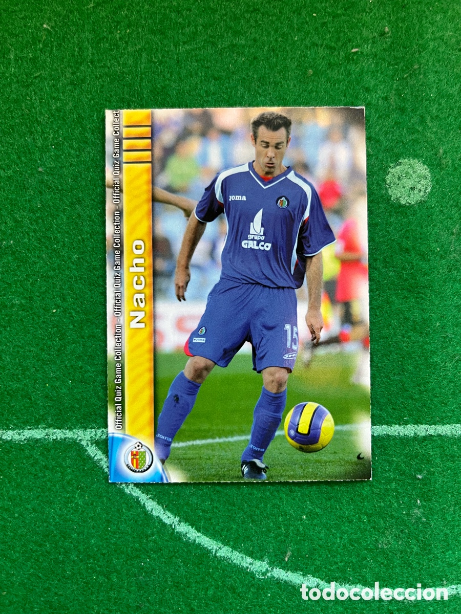 Cromos de f&uacute;tbol: 449 NACHO GETAFE LAS FICHAS DE LA LIGA 2009 2010 MUNDICROMO BAJA