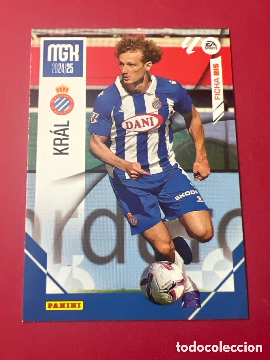 Figurine di Calcio: C483. 136 BIS KRAL NUEVA FICHA DEL ESPANYOL MGK 2024 2025 MEGACRACKS 24 25 PANINI