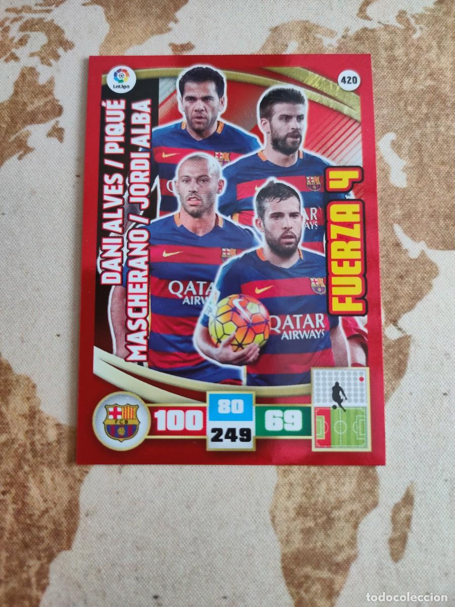 Fu&szlig;ball-Sticker: Adrenalyn XL Fuerza 4 420 2015-16 15 16