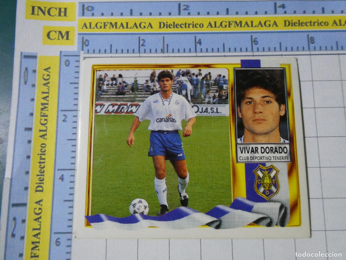 Fu&szlig;ball-Sticker: CROMO DE F&Uacute;TBOL LIGA ESTE 1995 1996 95 96. CLUB DEPORTIVO TENERIFE VIVAR DORADO