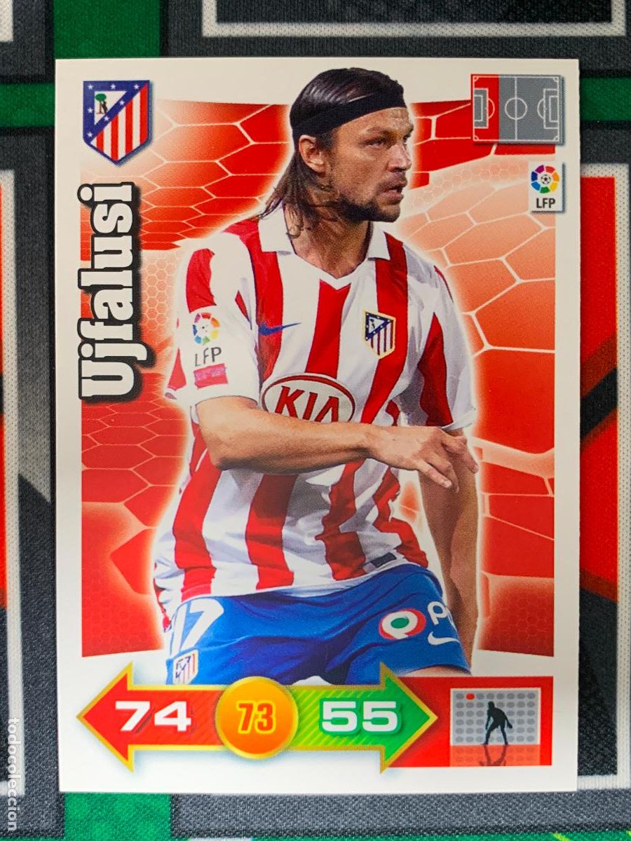 Cromos de F&uacute;tbol: 38 Ujfalusi Atl&eacute;tico Madrid Base card Adrenalyn XL 2010 2011 10 11 PANINI