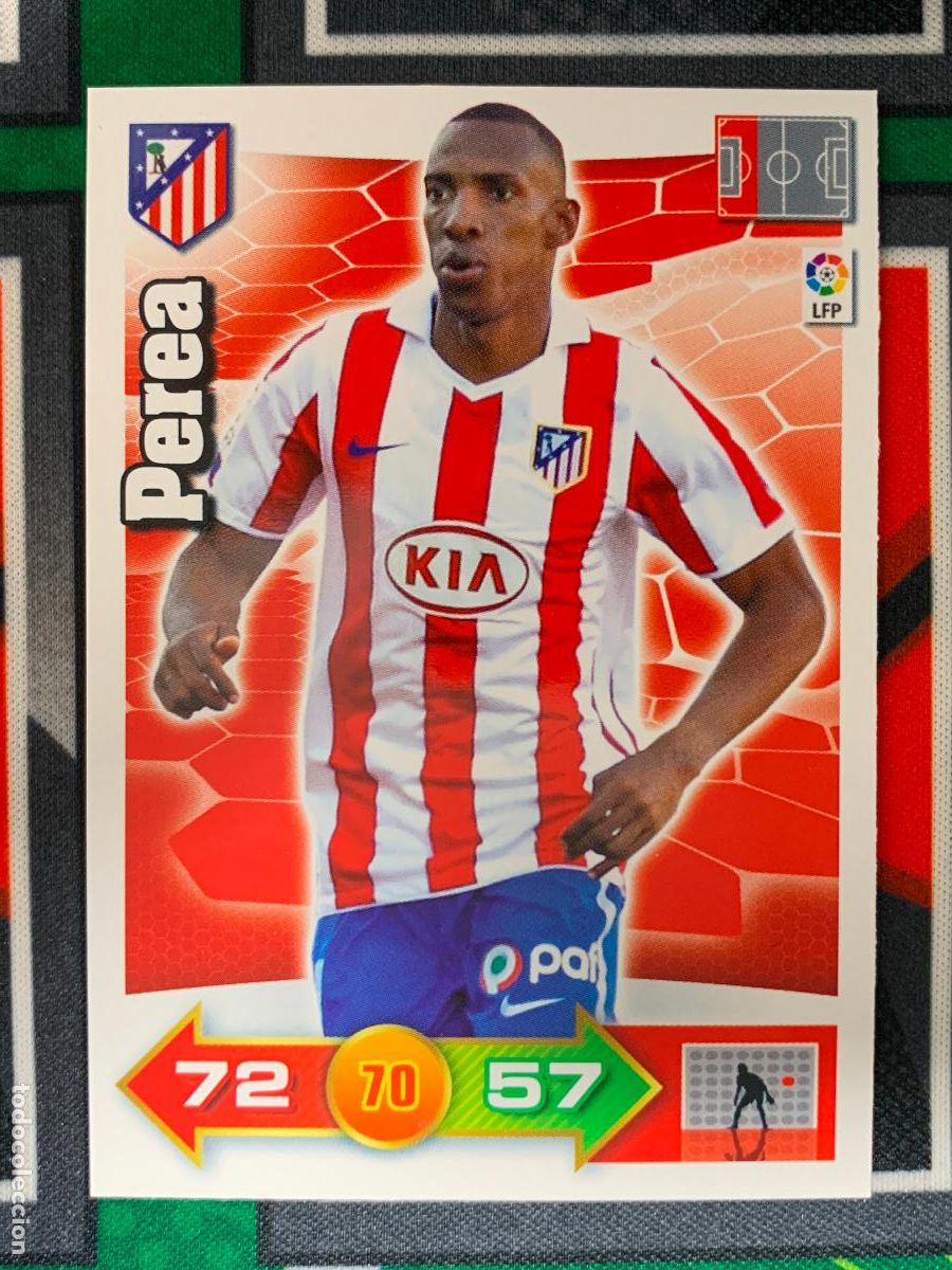 Cartes &agrave; collectionner de Football: 41 Perea Atl&eacute;tico Madrid Base card Adrenalyn XL 2010 2011 10 11 PANINI