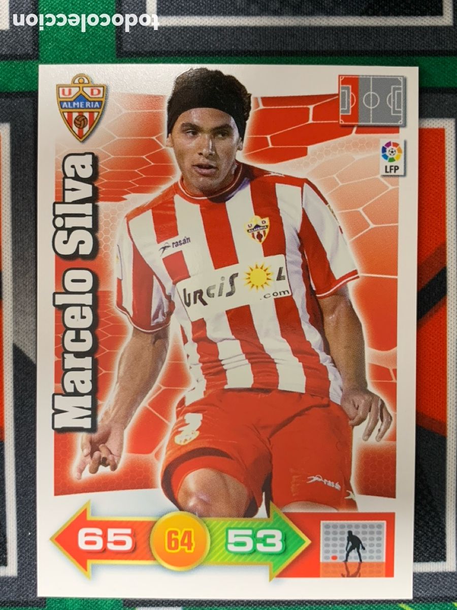 Football Stickers: 6 Marcelo Silva U.D. Almer&iacute;a Base card Adrenalyn XL 2010 2011 10 11 PANINI