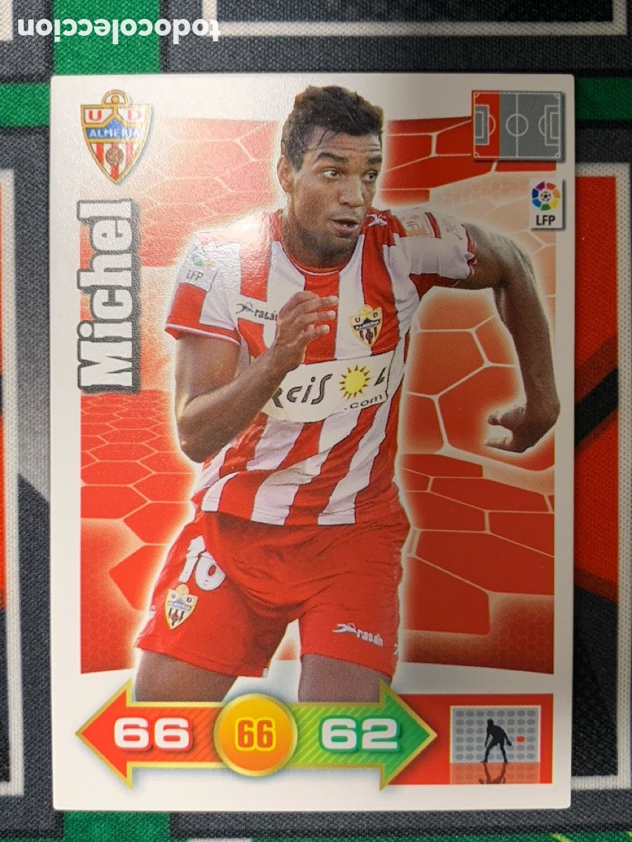 Cartes &agrave; collectionner de Football: 2 Michel U.D. Almer&iacute;a Base card Adrenalyn XL 2010 2011 10 11 PANINI