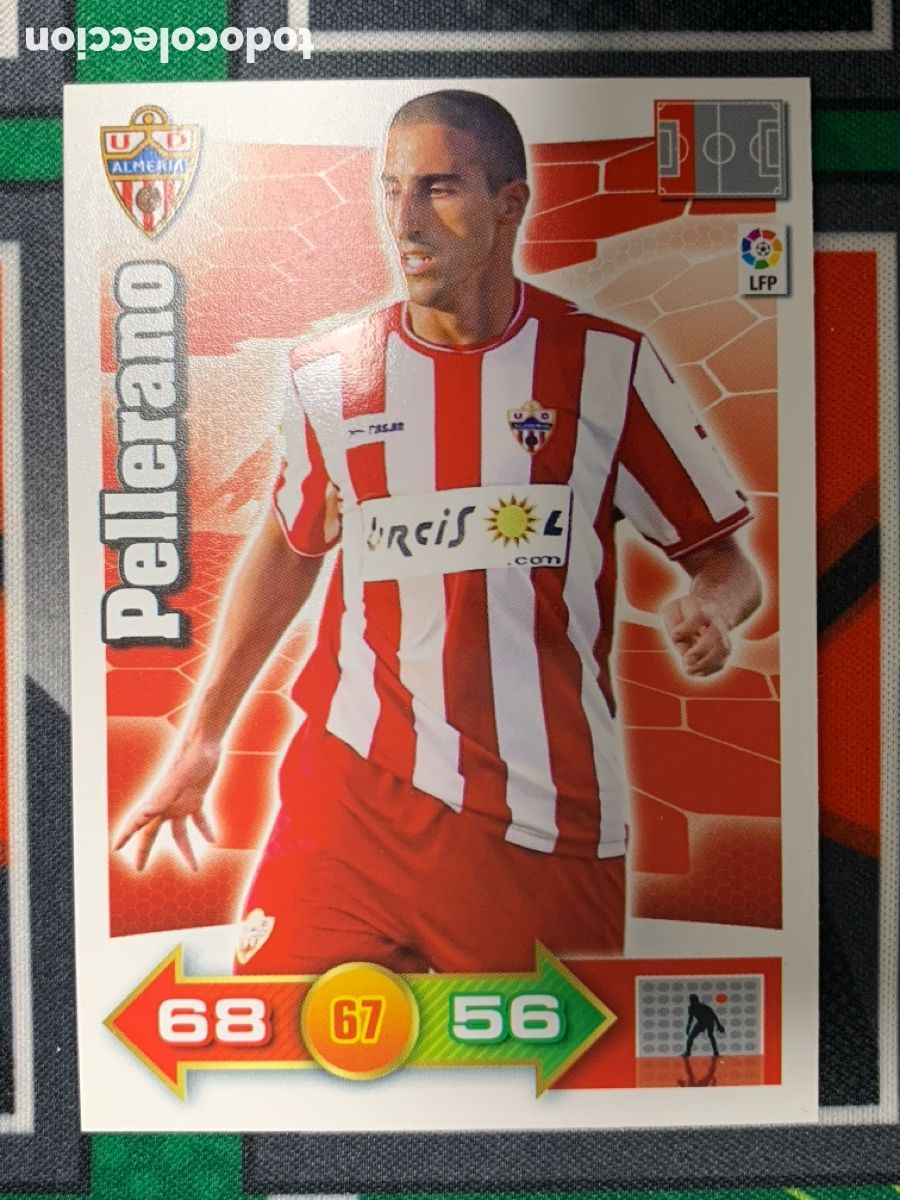 Cartes &agrave; collectionner de Football: 4 Pellerano U.D. Almer&iacute;a Base card Adrenalyn XL 2010 2011 10 11 PANINI