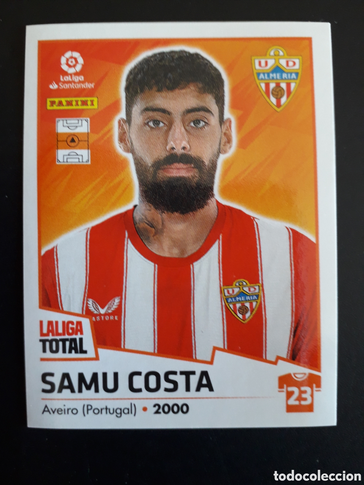 Cartes &agrave; collectionner de Football: SAMU COSTA, ALMER&Iacute;A N&deg; 17 LALIGA TOTAL 22 23 2022 2023 PANINI SIN PEGAR PEDIDO M&Iacute;NIMO 3&euro;