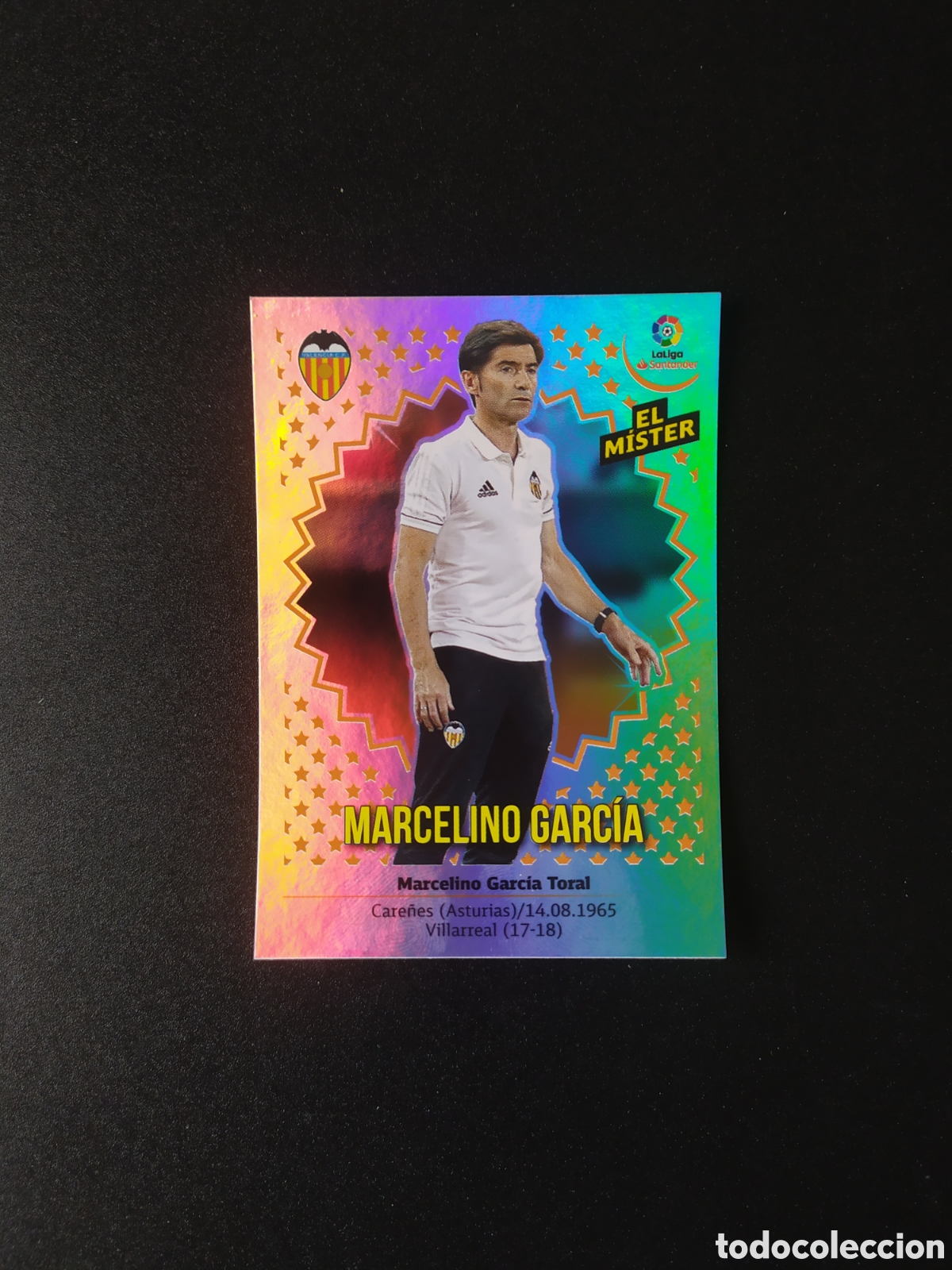 Cromos de Futebol: Liga este 2018 2019 18 19 panini Marcelino Garc&iacute;a entrenador n&deg; 36 Valencia