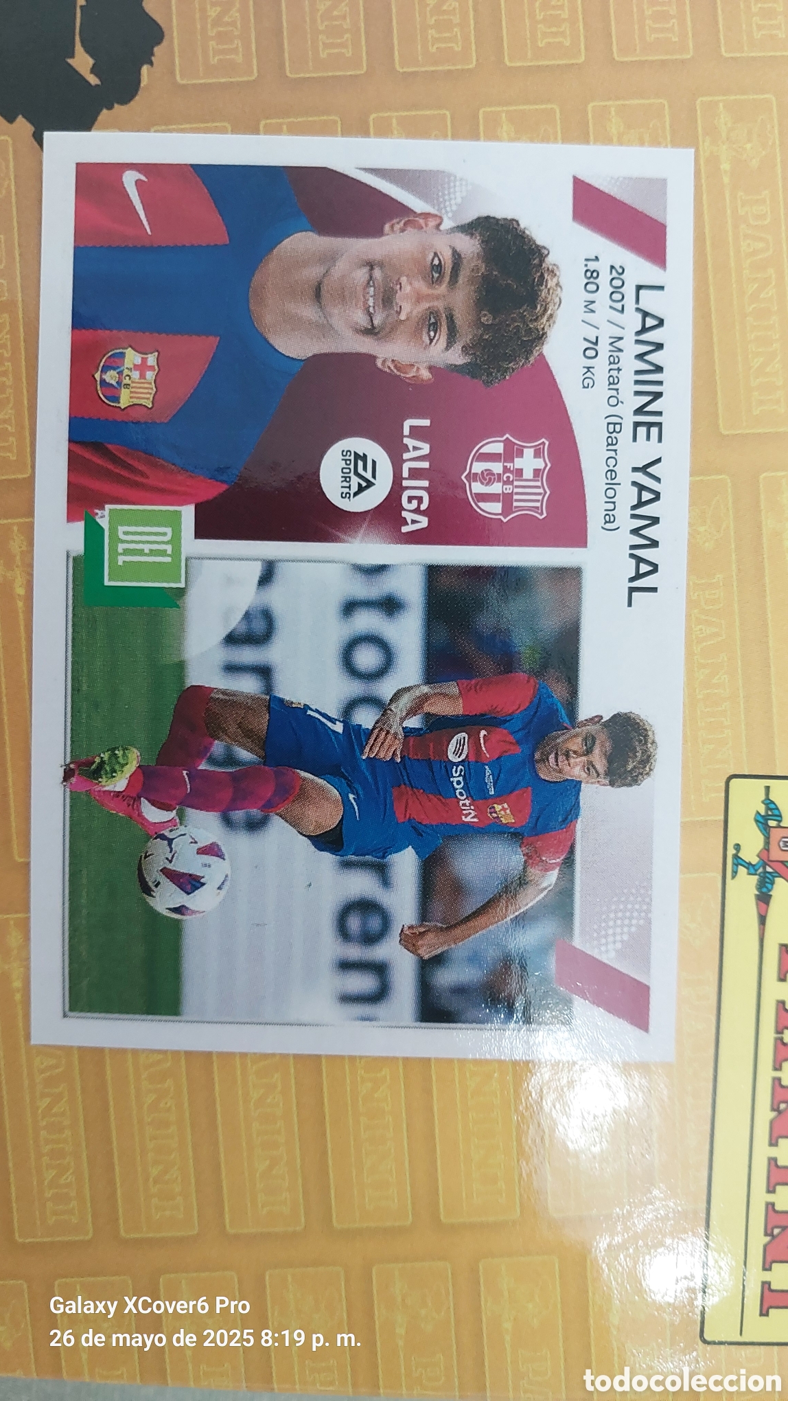 Cromos de F&uacute;tbol: Lamine Yamal 19 BIS COLOCA Liga Este 23 24 19BIS Rookie Panini BARCELONA RK